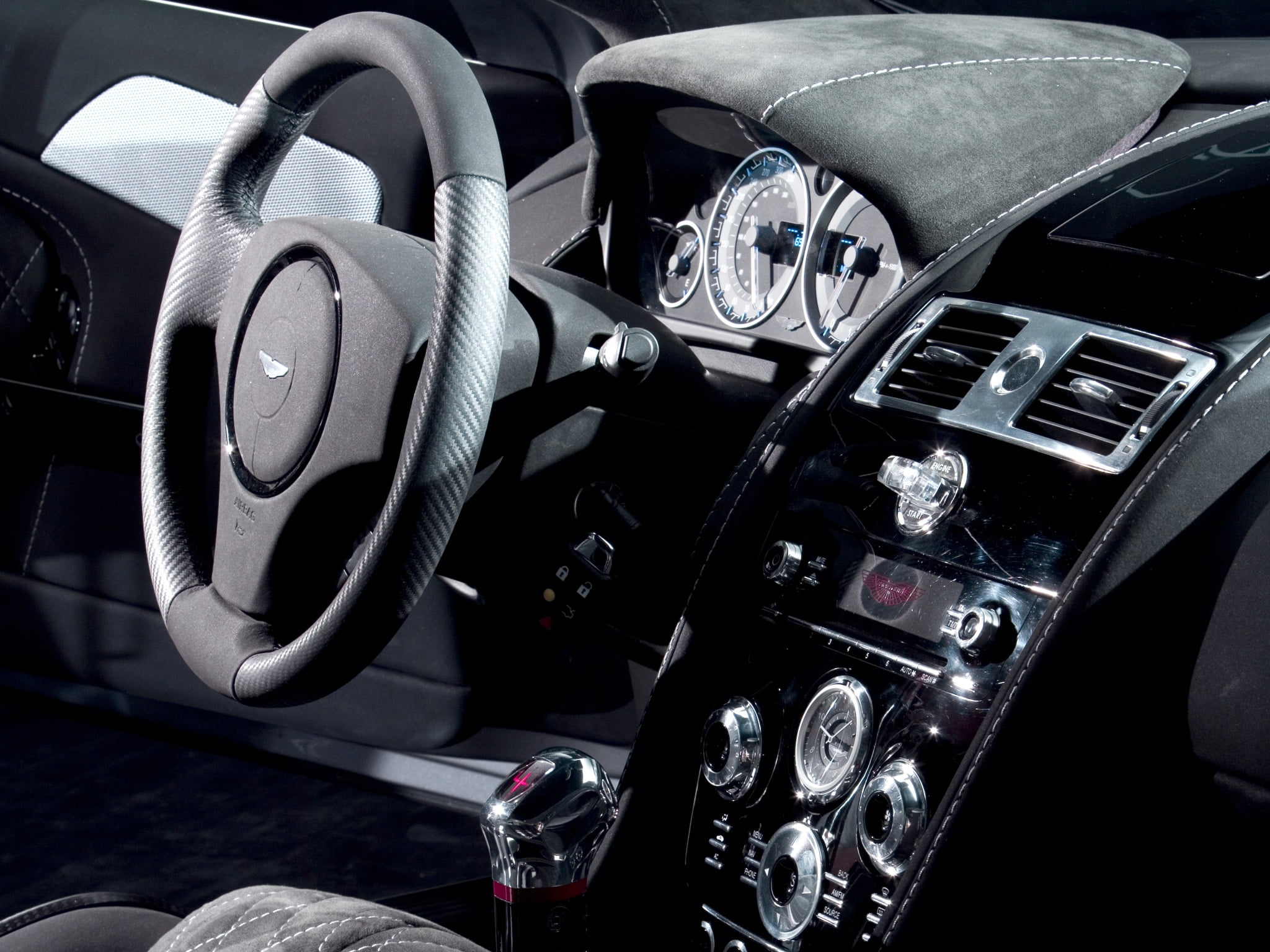 black, speedometer, gearshift, land Vehicle, vehicle Interior, car interior, motor vehicle, wealth, transportation, luxury, speed, salon, 2006, vehicle part, HD Wallpaper