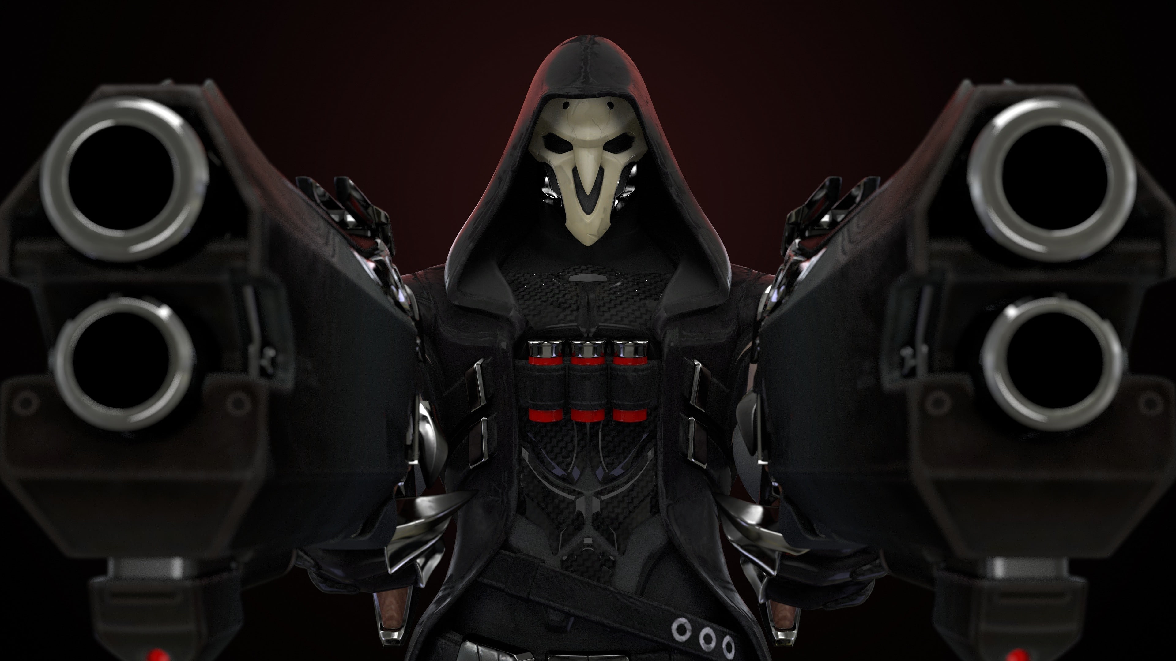 Overwatch, 4K, Reaper, 4K, HD Wallpaper
