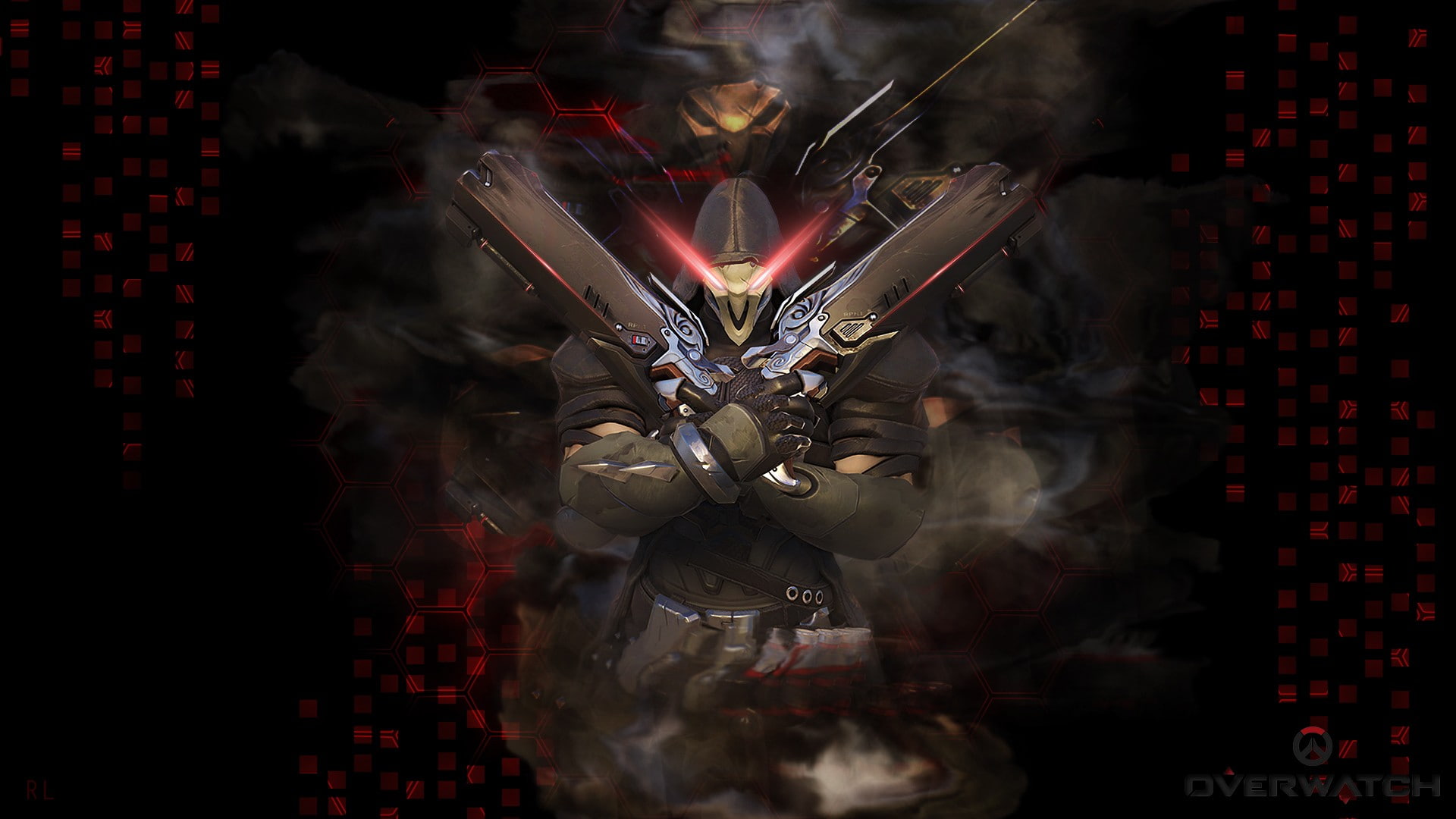Blizzard Entertainment, Reaper (Overwatch), 1080P, video games, Overwatch, HD Wallpaper