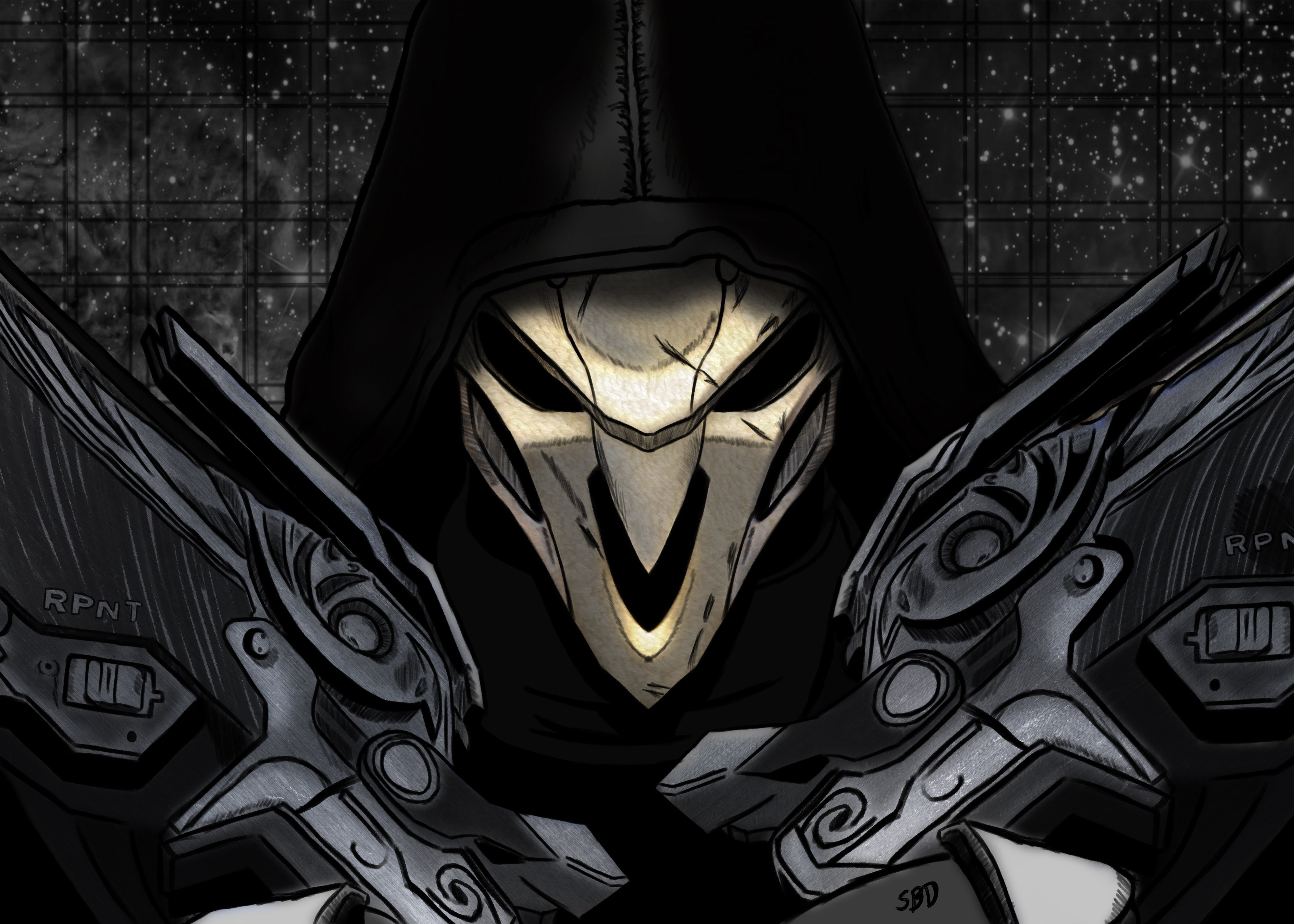 Overwatch, Reaper (Overwatch), Blizzard Entertainment, 4K, HD Wallpaper