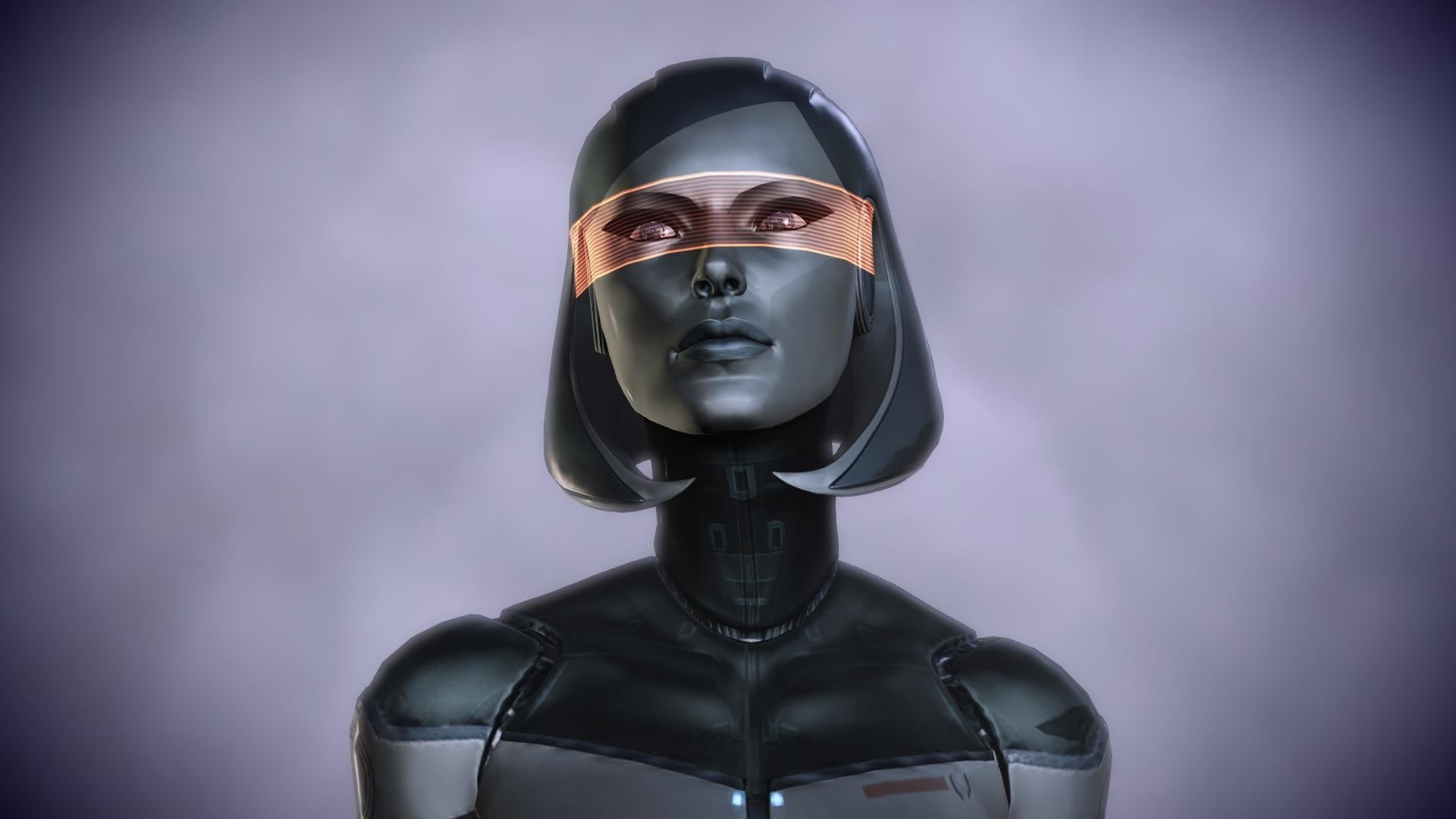 mannequin, studio shot, protection, no people, robot, Mass Effect, male likeness, representation, EDI, superhero, close-up, face, portrait, video games, HD Wallpaper