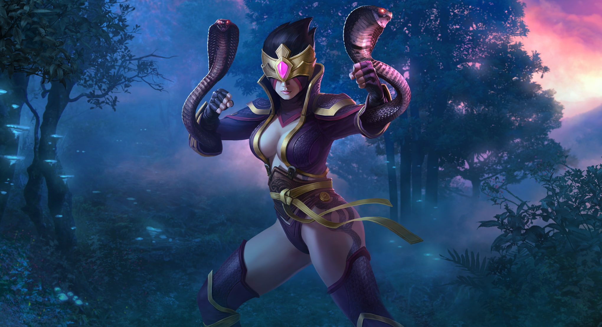 Cobra, ninja, Ninja Meego, snakes, the game, 1080P, girl, Juggernaut Wars, HD Wallpaper