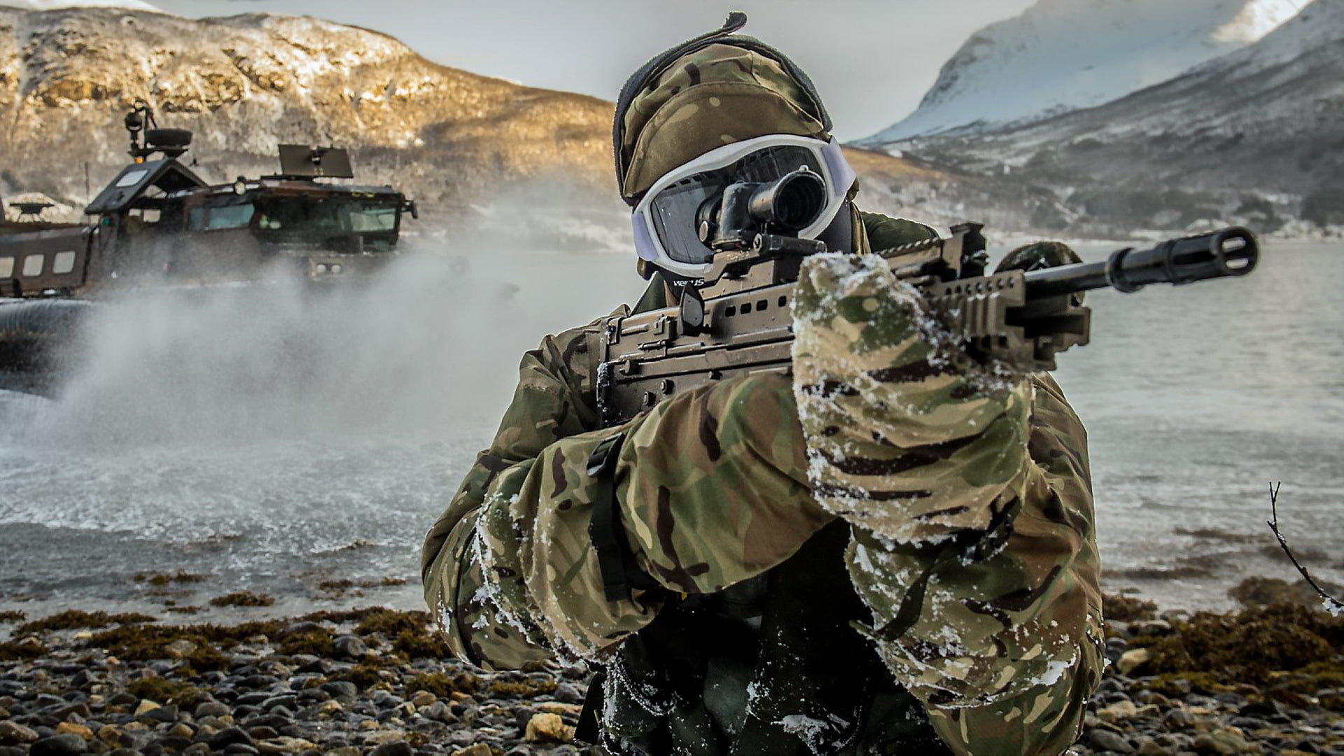 Royal Marine, army, weapons, soldiers, 1080P, Assault Squadron, HD Wallpaper