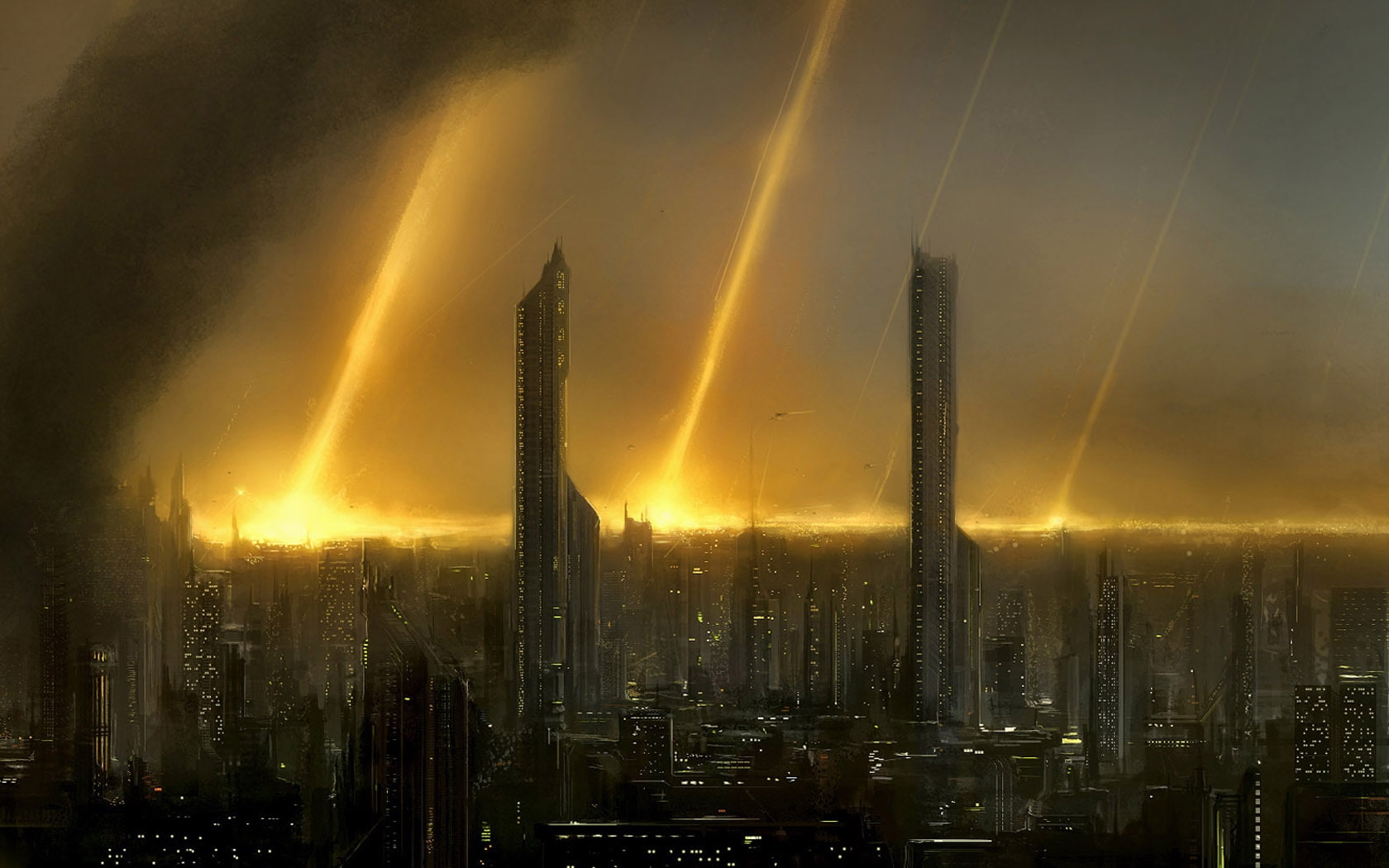 gallente, prime, 720P, invasion, hd, art, City, skyline, eve, online, x, caldari, HD Wallpaper