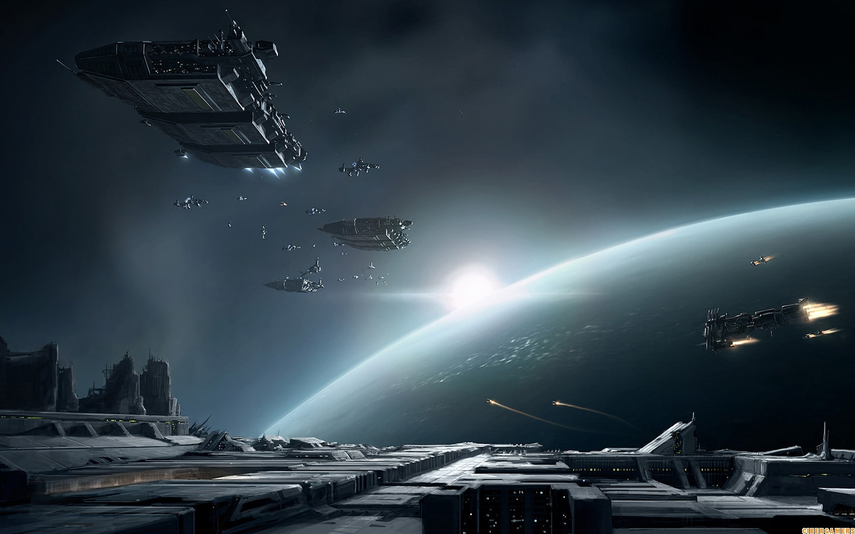 hd, planets, caldari, outer, games, space, Video Games, online, 720P, video, outer space, eve, x, art, HD Wallpaper