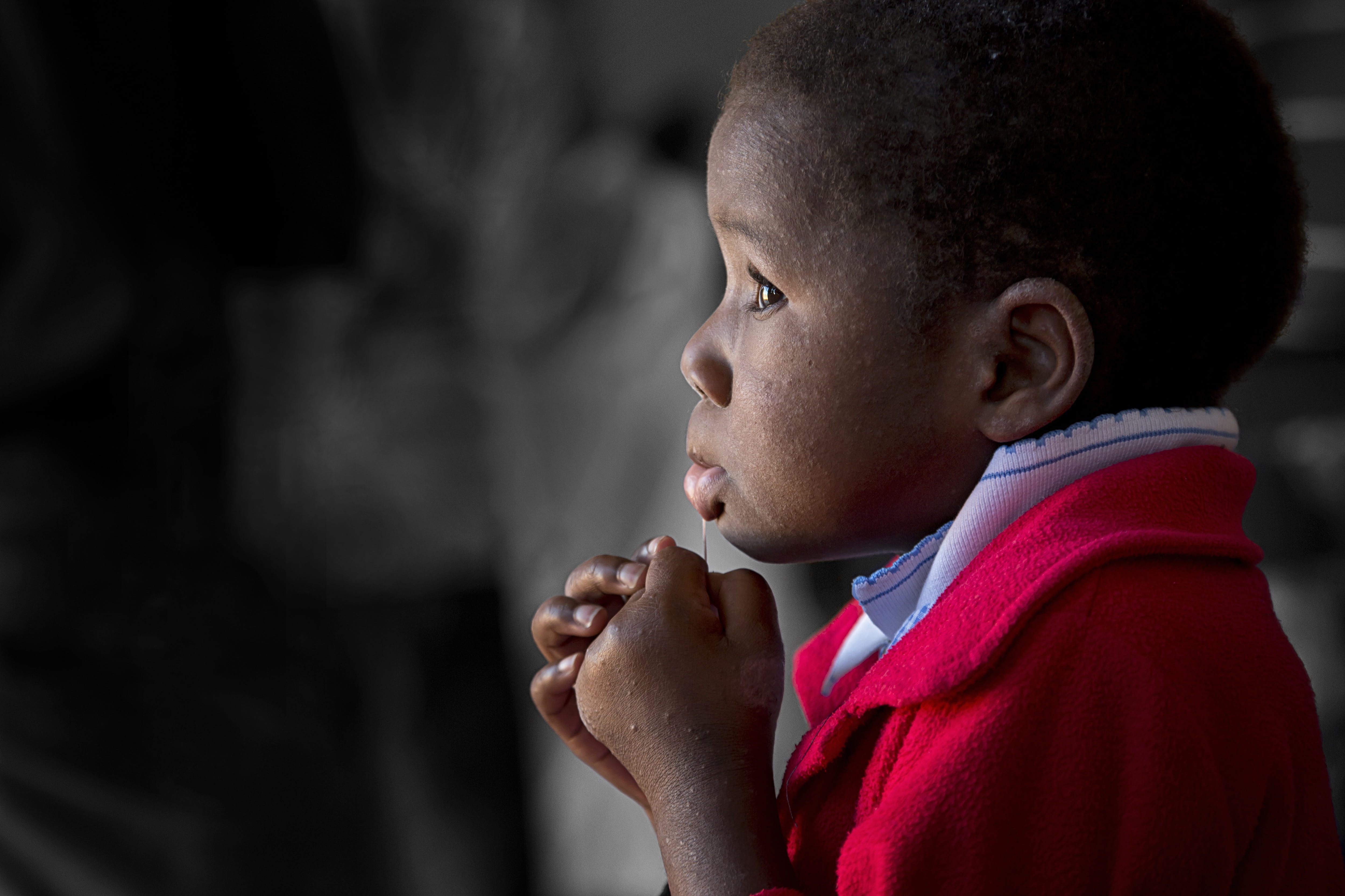 headshot, offspring, serious, side view, profile view, emotion, various, innocence, contemplation, depression - sadness, african, 4K, poverty, orphan, HD Wallpaper