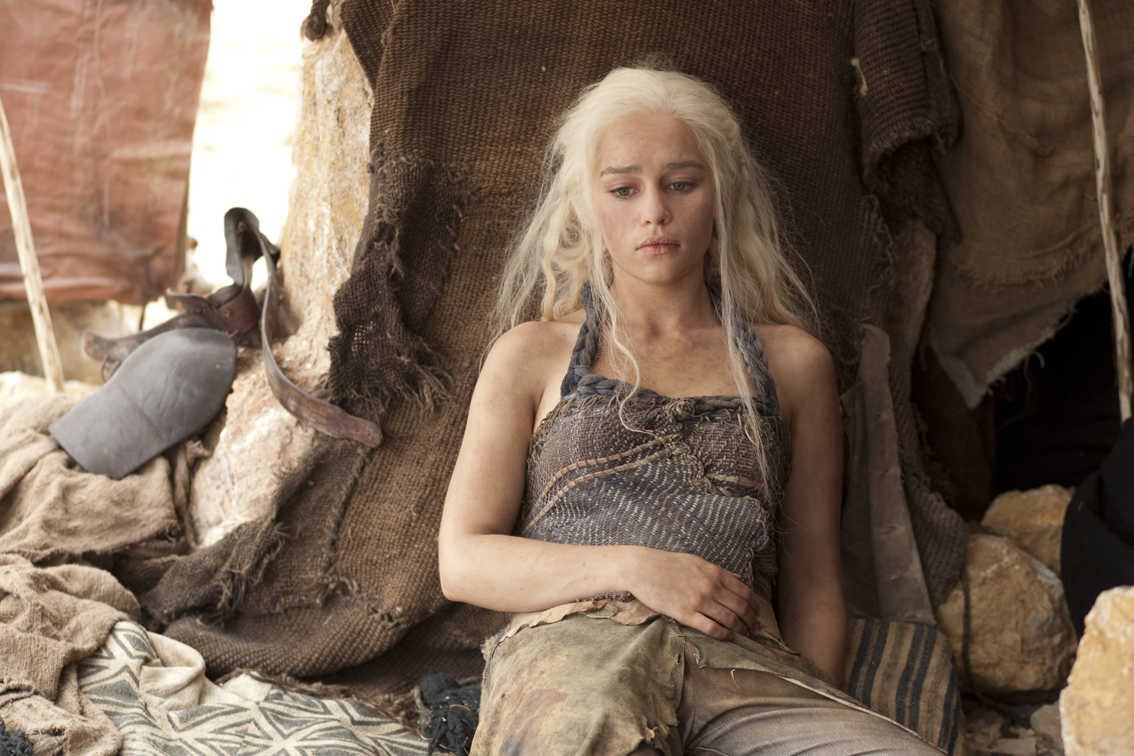 Game Of Thrones, women, three quarter length, human Face, hair, thrones, outdoors, front view, clothing, daenyres, people, day, caucasian Ethnicity, beautiful, HD Wallpaper