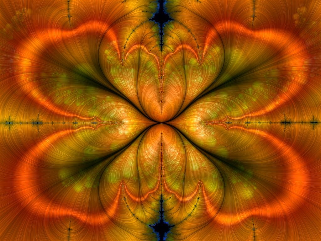 fractals, hd, abstract, art, butterfly, 480P, HD Wallpaper