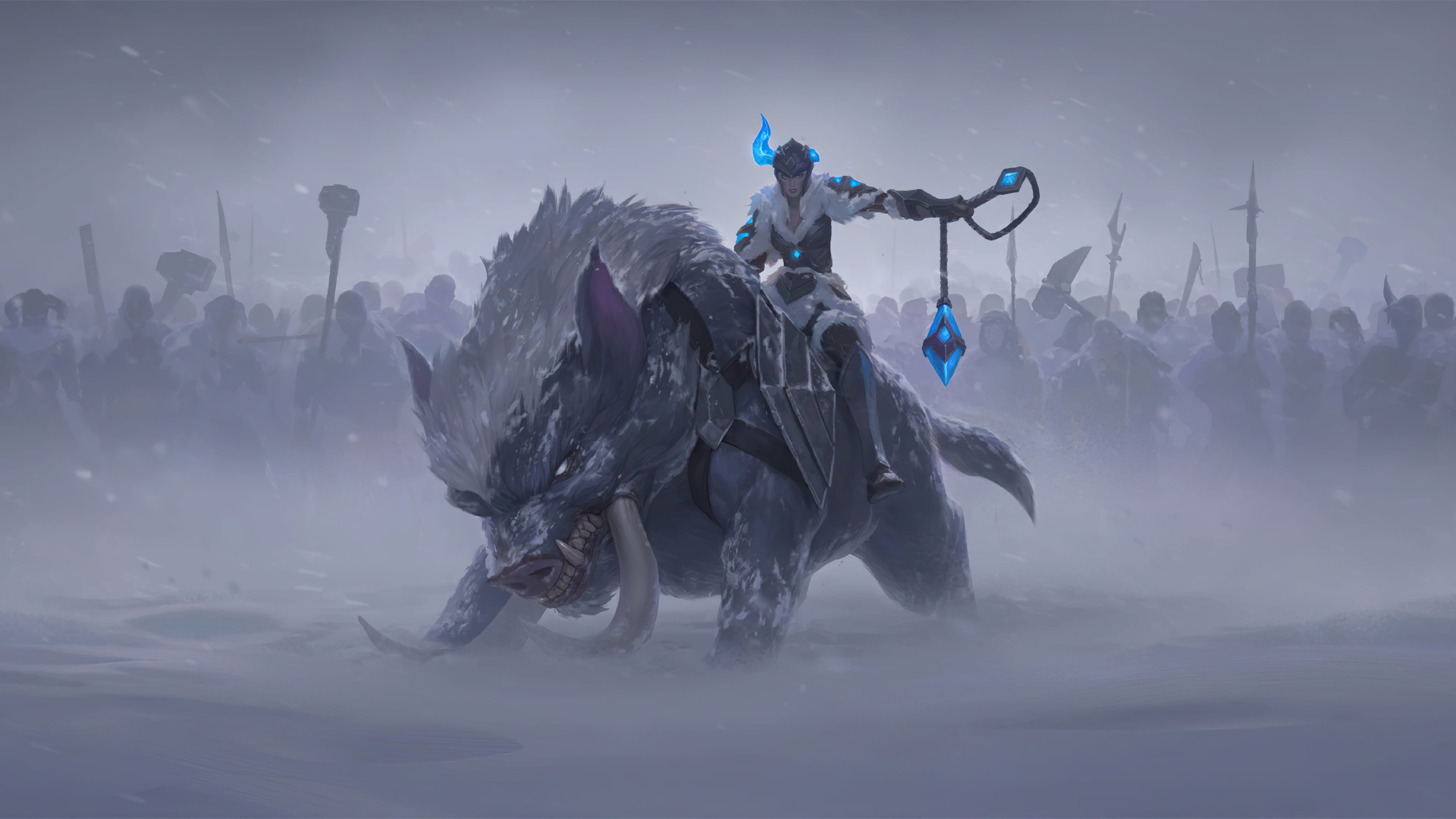 4K, Legends of Runeterra, sejuani, video games, HD Wallpaper