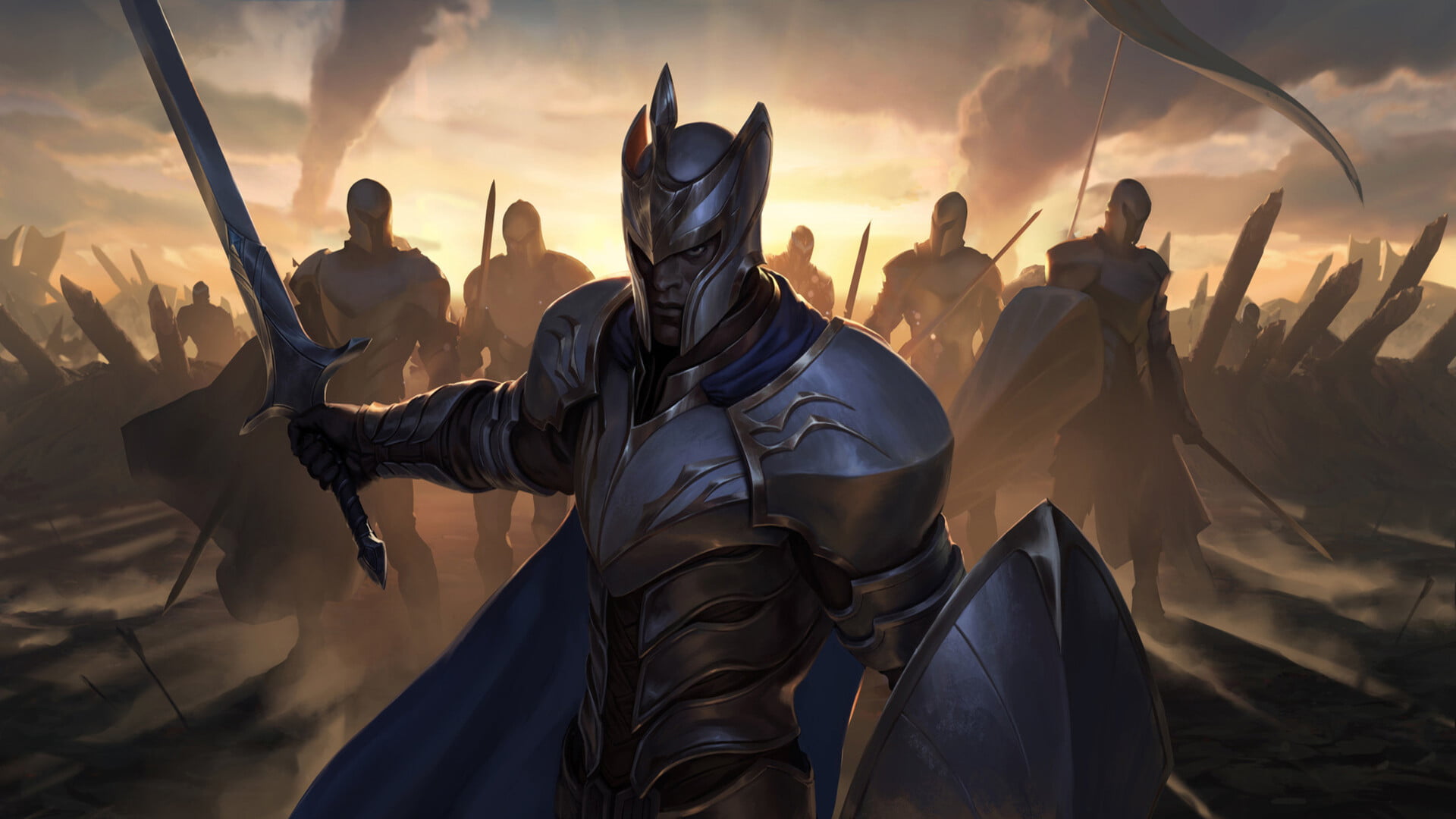 Armor, Warrior, Video Game, 1080P, Sword, Legends of Runeterra, Knight, HD Wallpaper