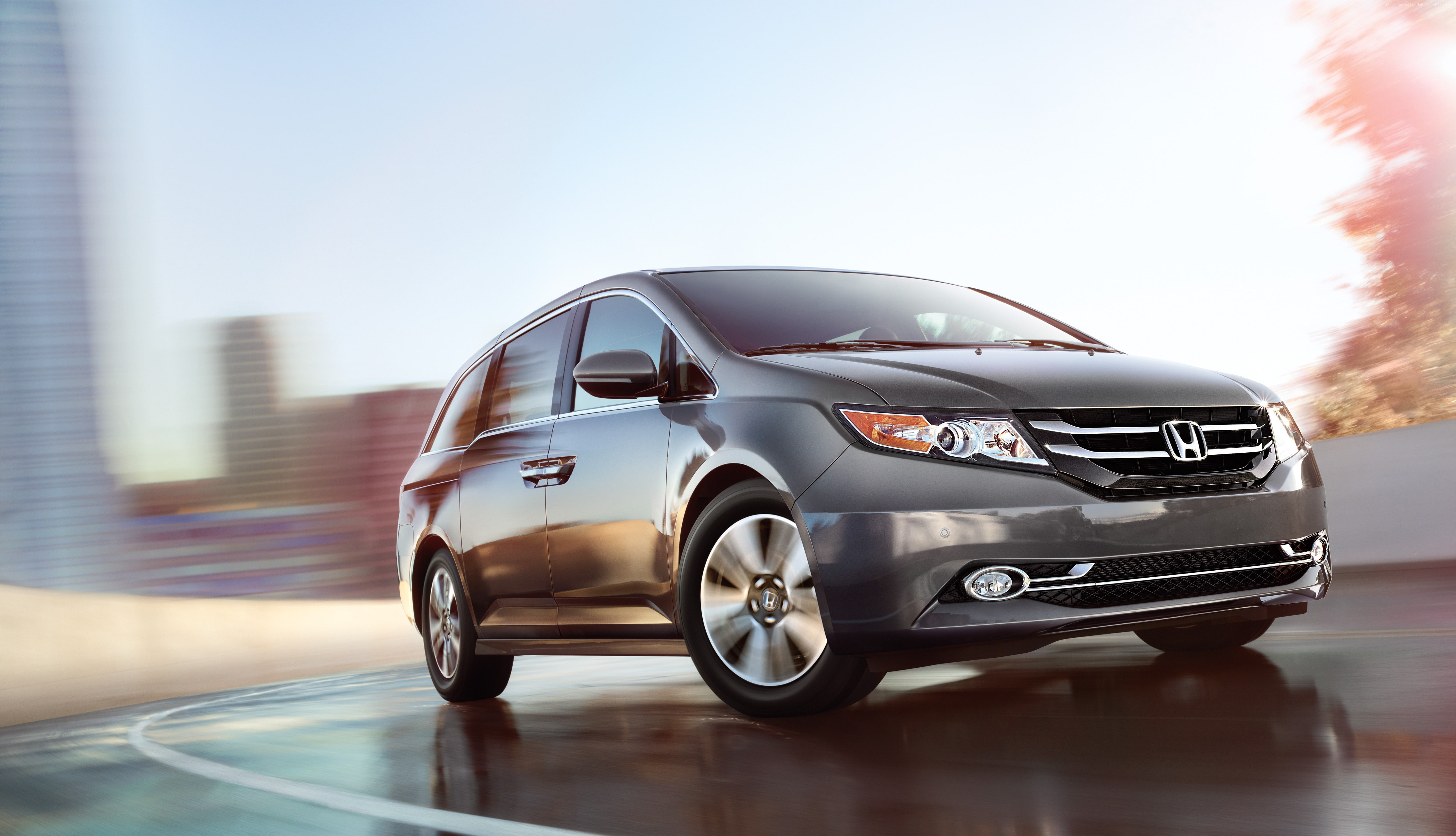 minivan, test drive, Honda Odyssey, 4K, buy, rent, HD Wallpaper