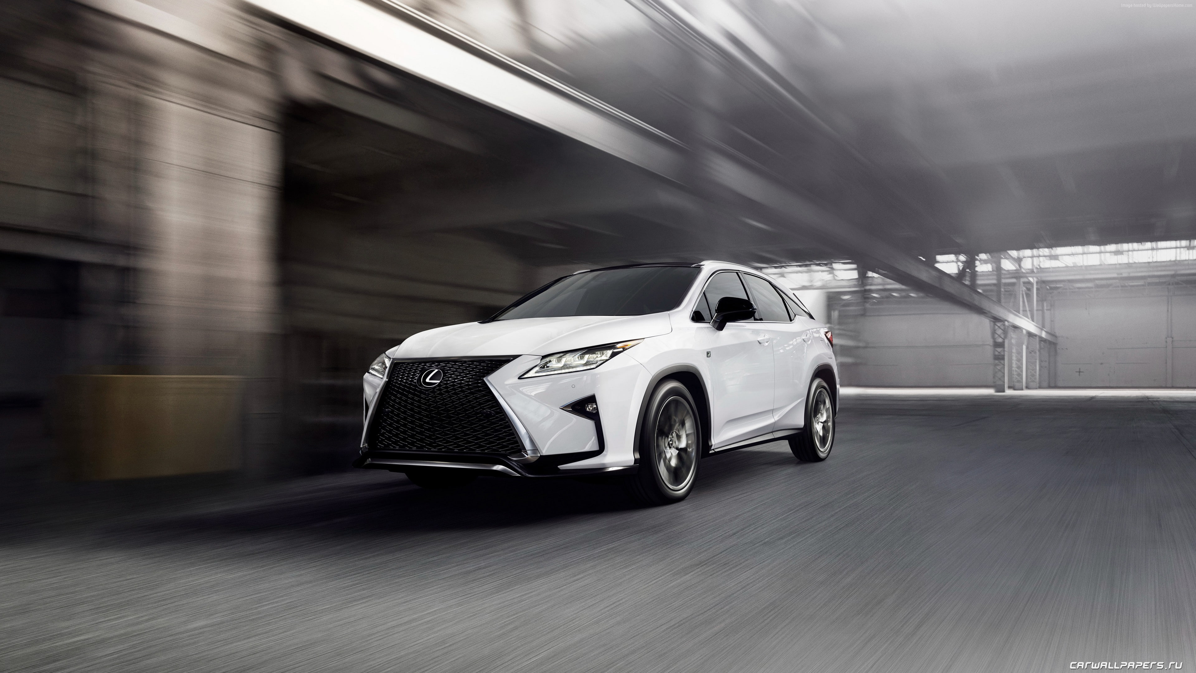 4K, Lexus RX 350, test drive, white, supercar, luxury cars, HD Wallpaper