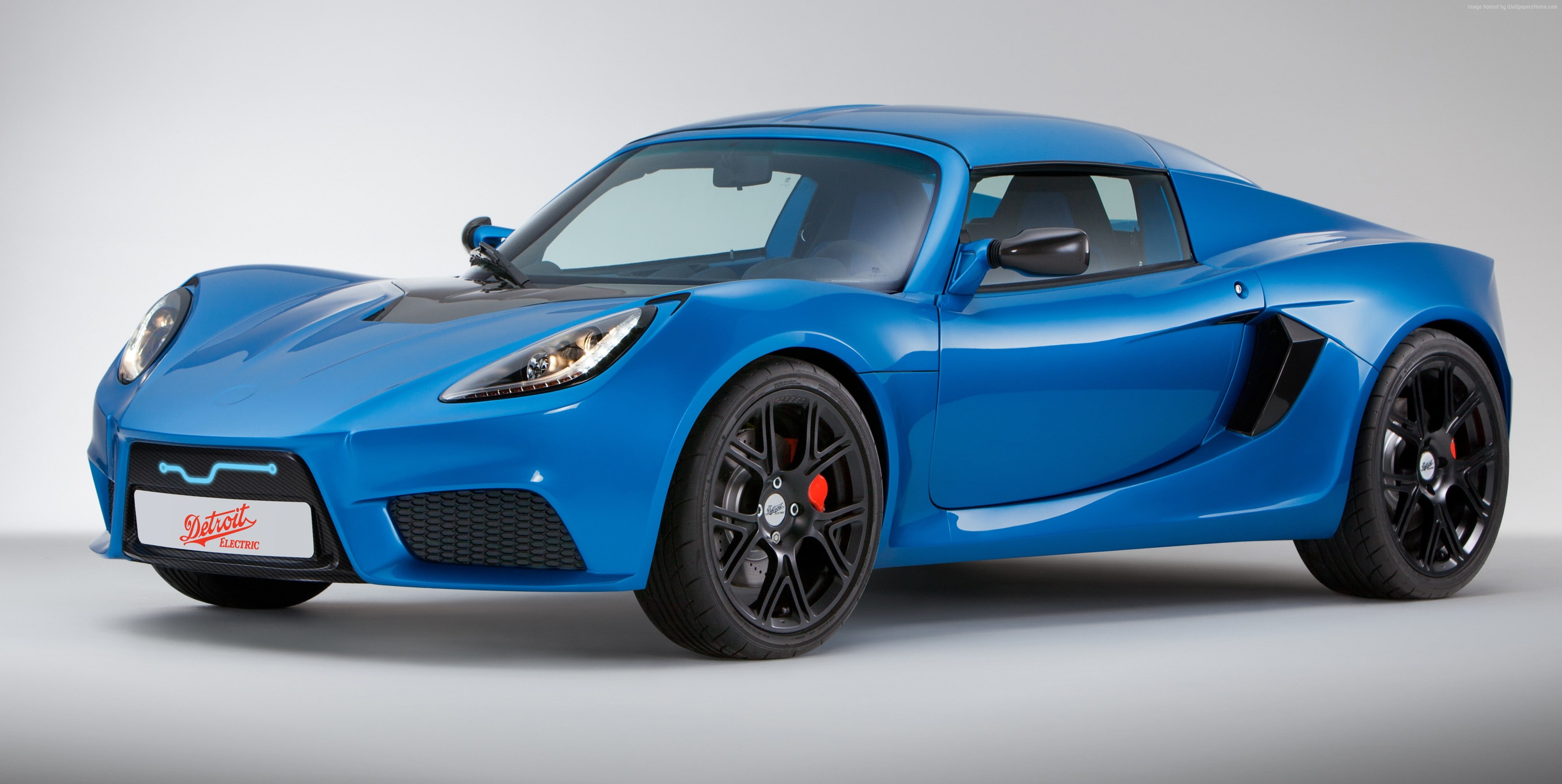 4K, review, Detroit Electric SP:01, rent, coupe, sport car, electric, buy, HD Wallpaper