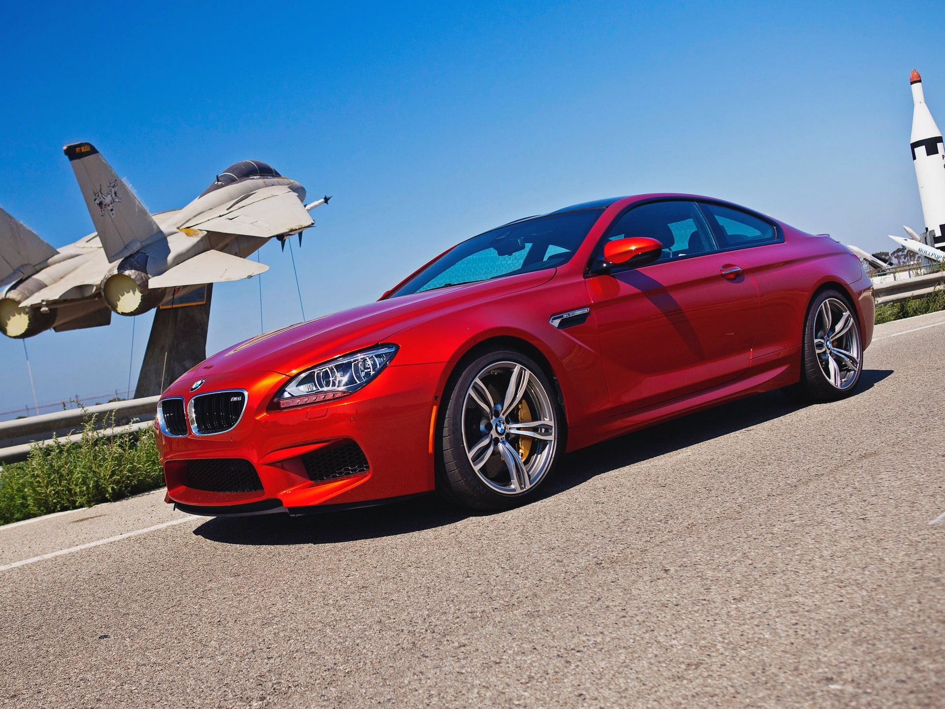 BMW, 1080P, sedan, F12, Car, Desktop, Machine, Beautiful, Coupe, red, HD Wallpaper