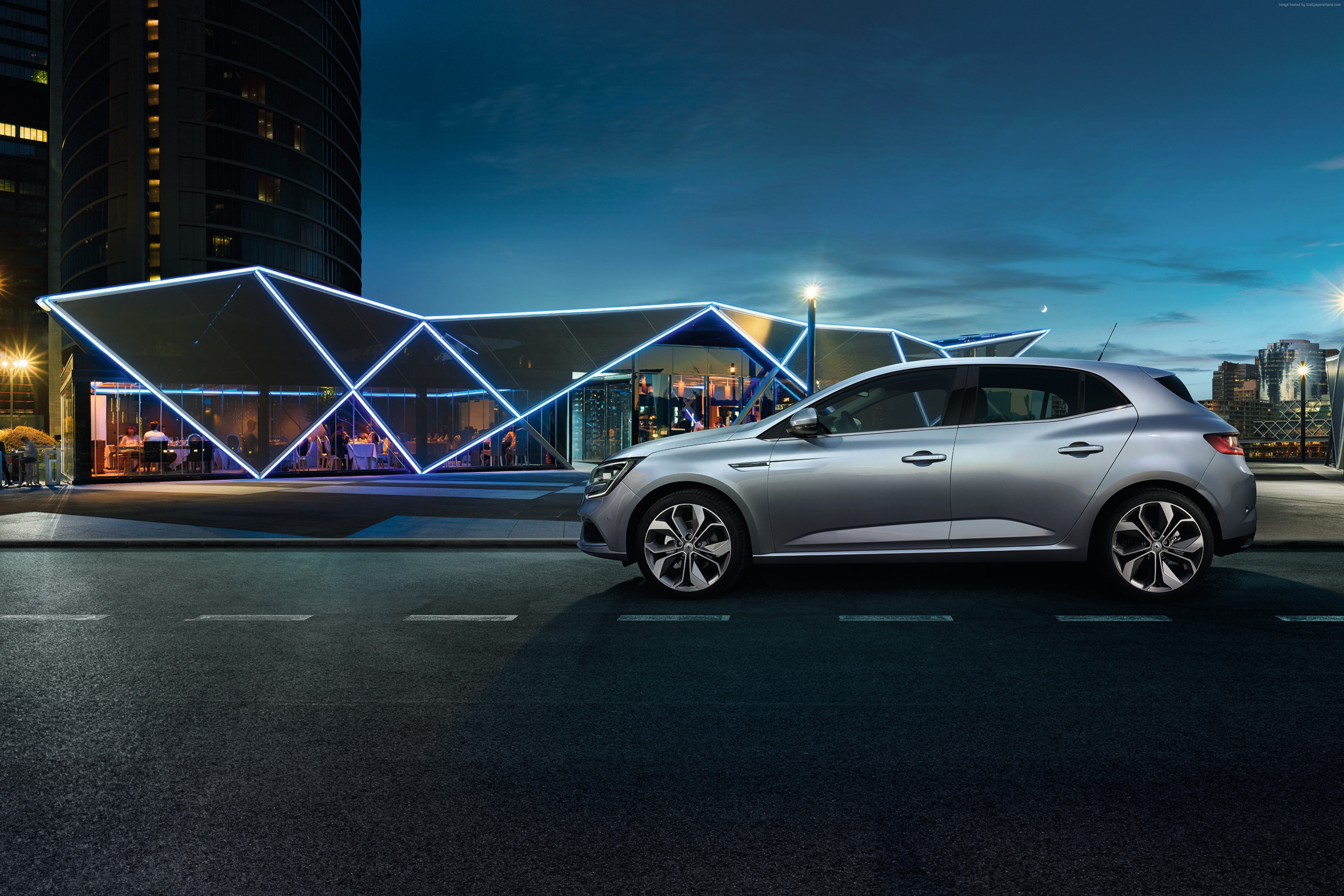 Renault Megane, review, Frankfurt 2015, test drive, 4K, sedan, cars 2016, HD Wallpaper