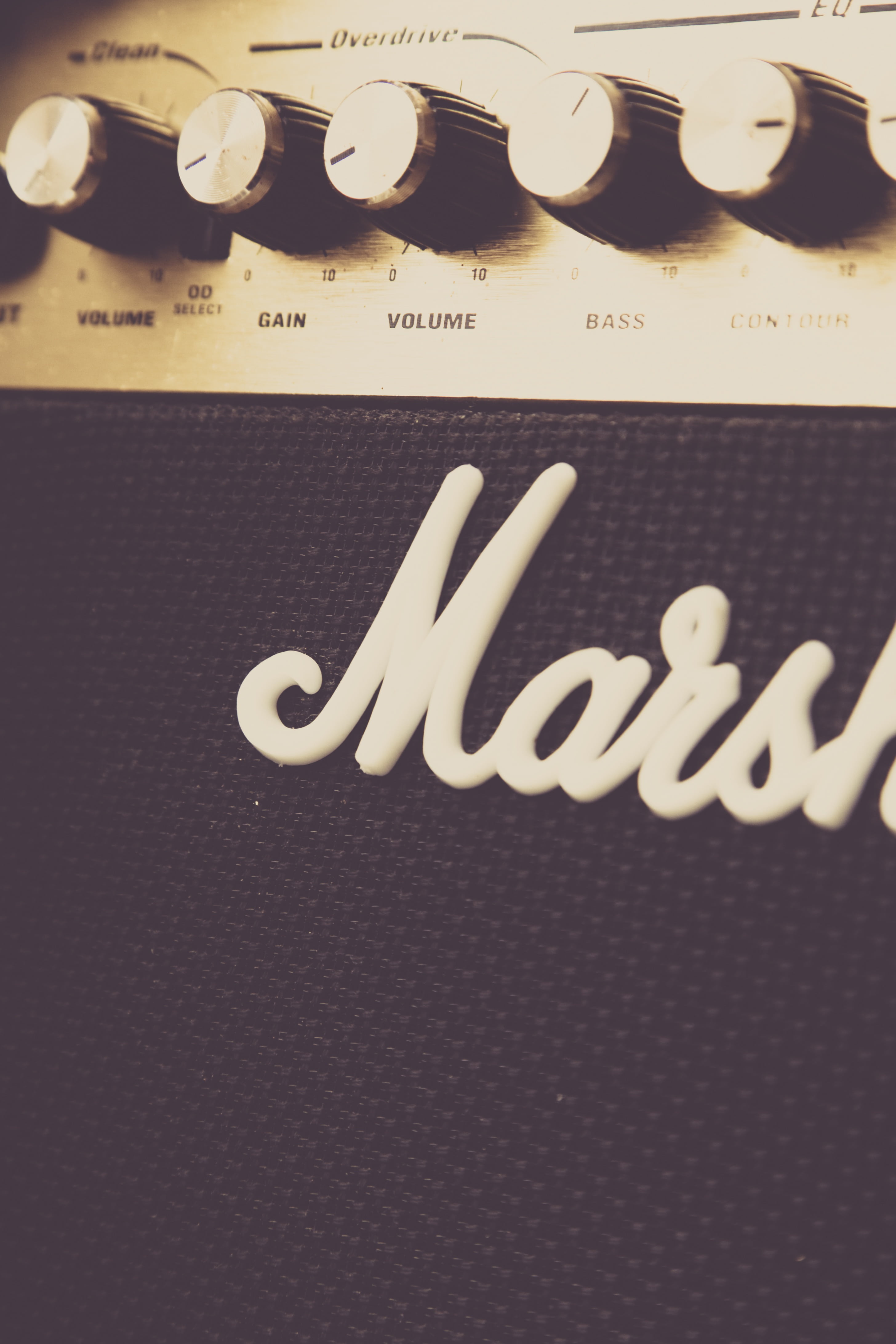 music, audio, acoustic, electric guitar, amp, sign, bass, western script, volume, sound mixer, white, sound, text, arts culture and entertainment, no people, Phone HD Wallpaper