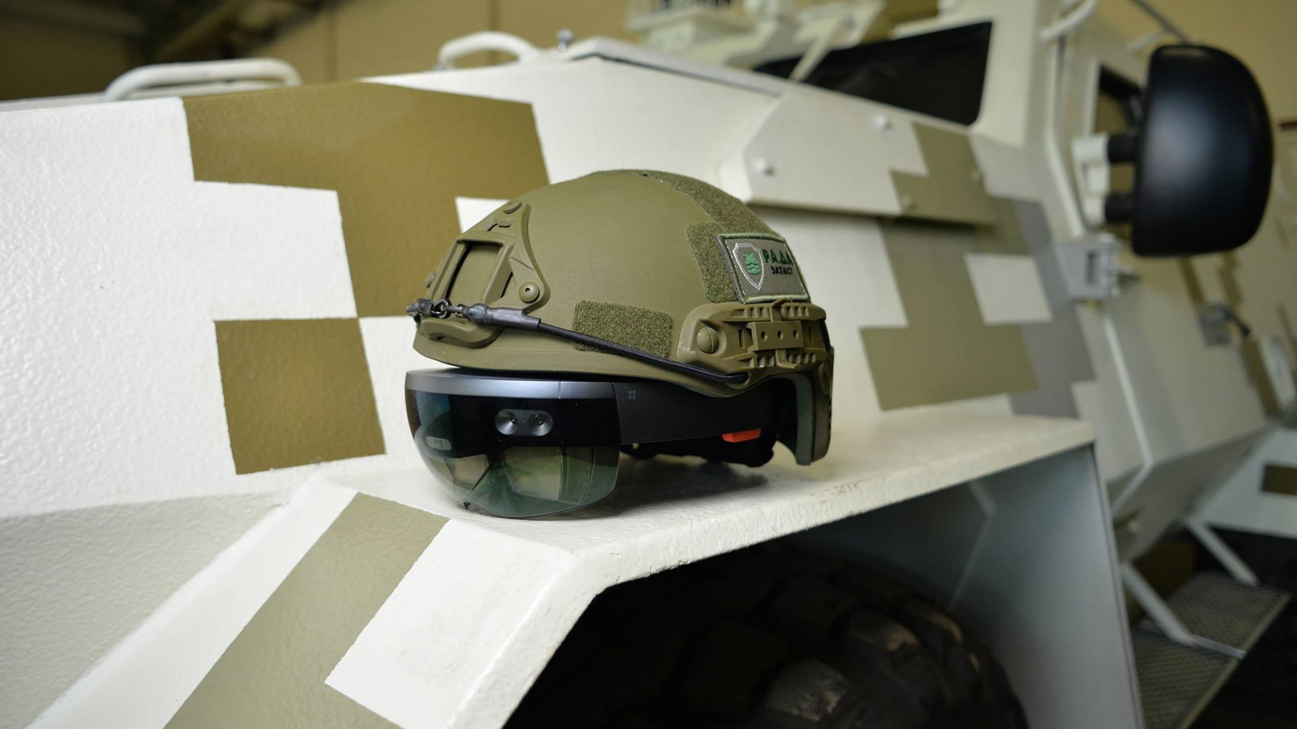 helmet, HoloLens, LimpidArmor, 2K, Armed Forces of Ukraine, HD Wallpaper