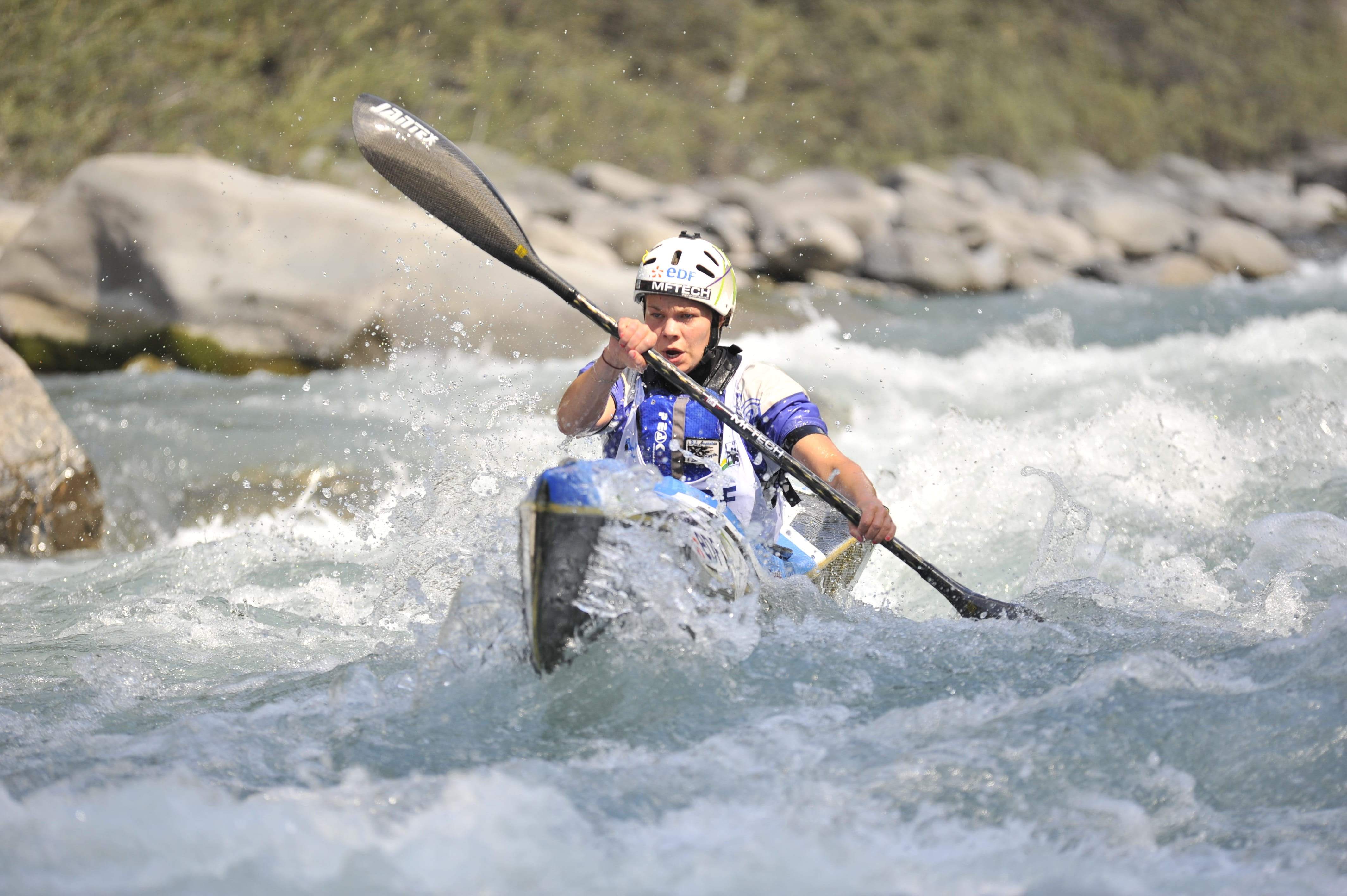 outdoors, front view, sports equipment, safety, life jacket, kayak, water-vives, leisure activity, speed, lauzet, mountain, helmet, 4K, water, canoe, headwear, HD Wallpaper