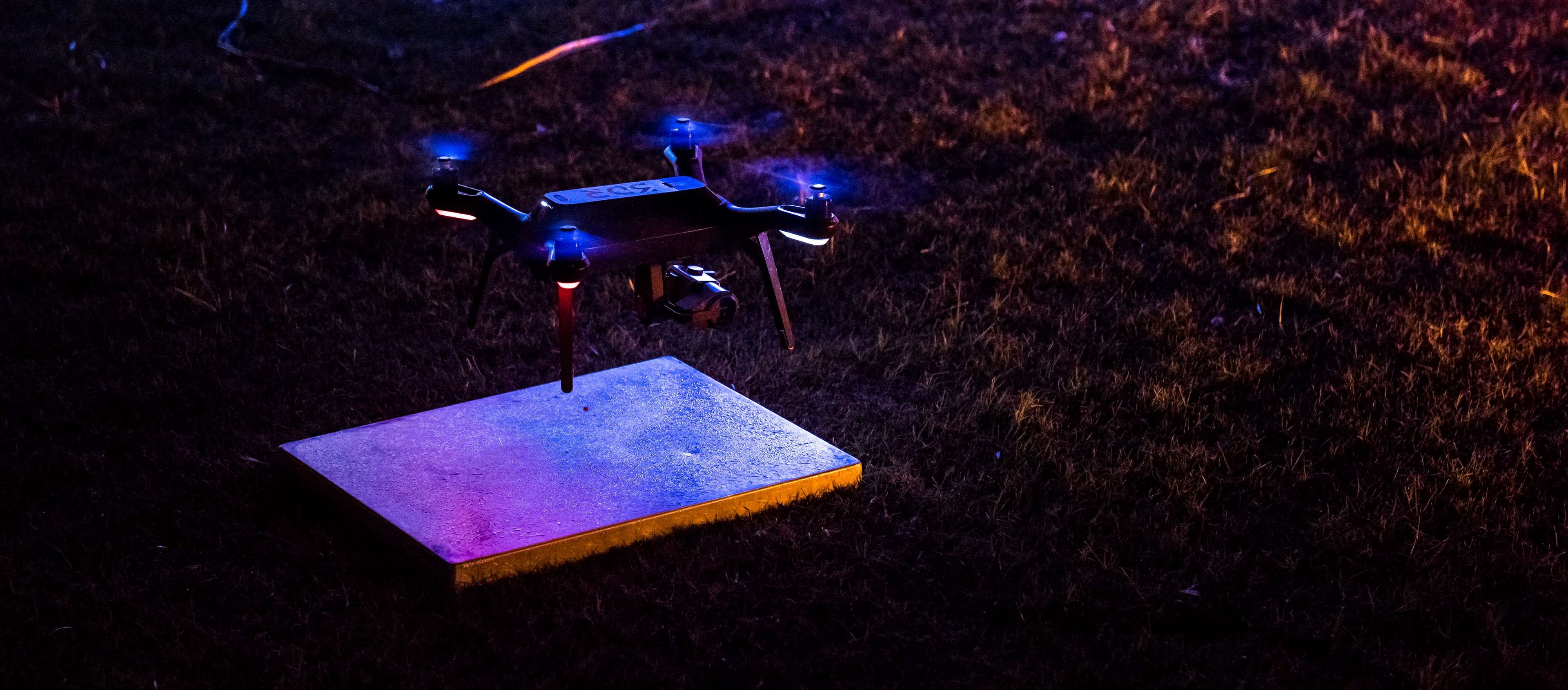 no people, outdoors, high angle view, solo drone, land, nature, night, plant, glowing, still life, lighting equipment, solo 3dr, drone cam, illuminated, HD Wallpaper