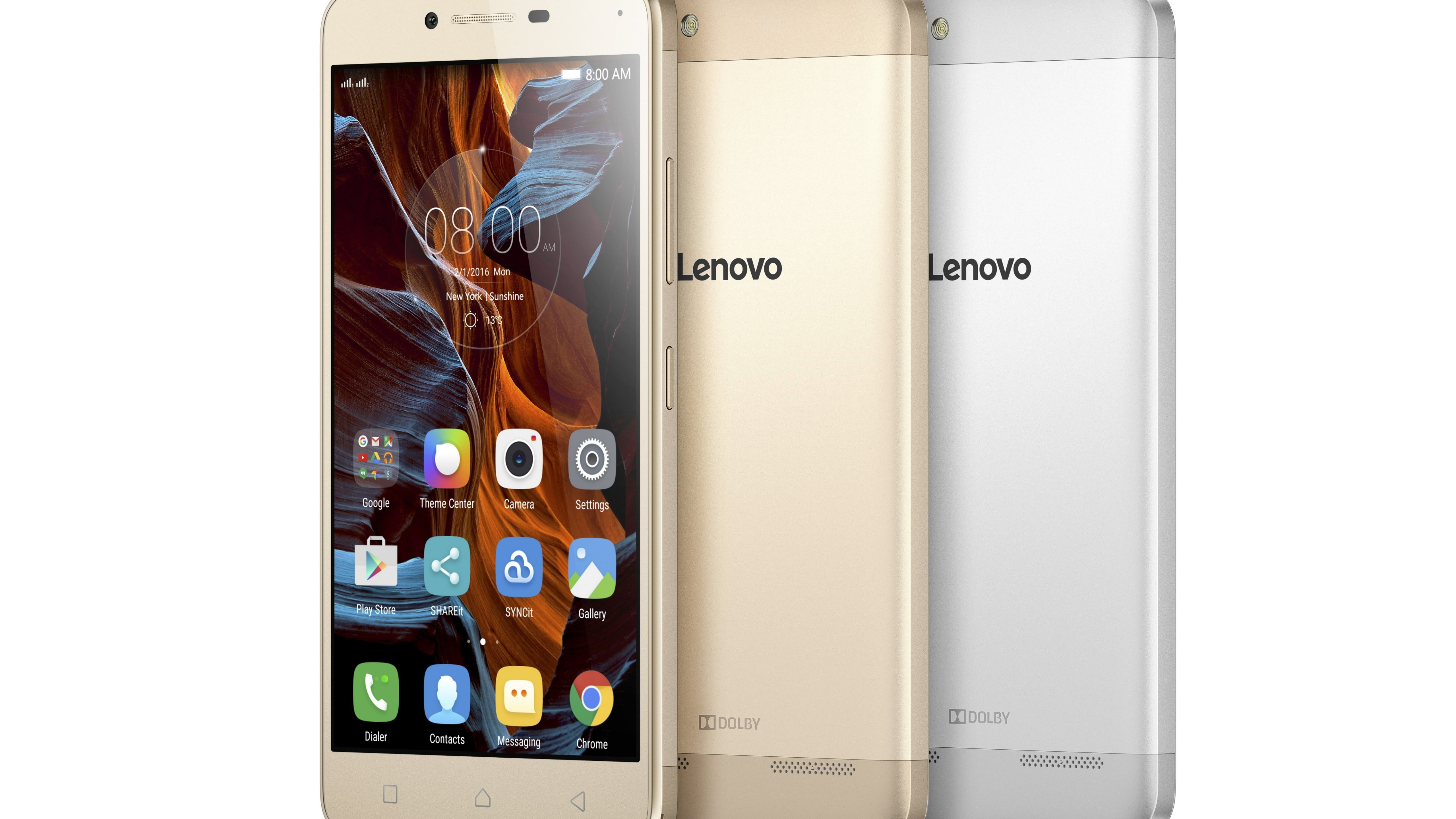Best Smartphones 2016, Lenovo, android, mwc 2016, two, VIBE K5, smartphone, review, 5K, gold, silver, HD Wallpaper