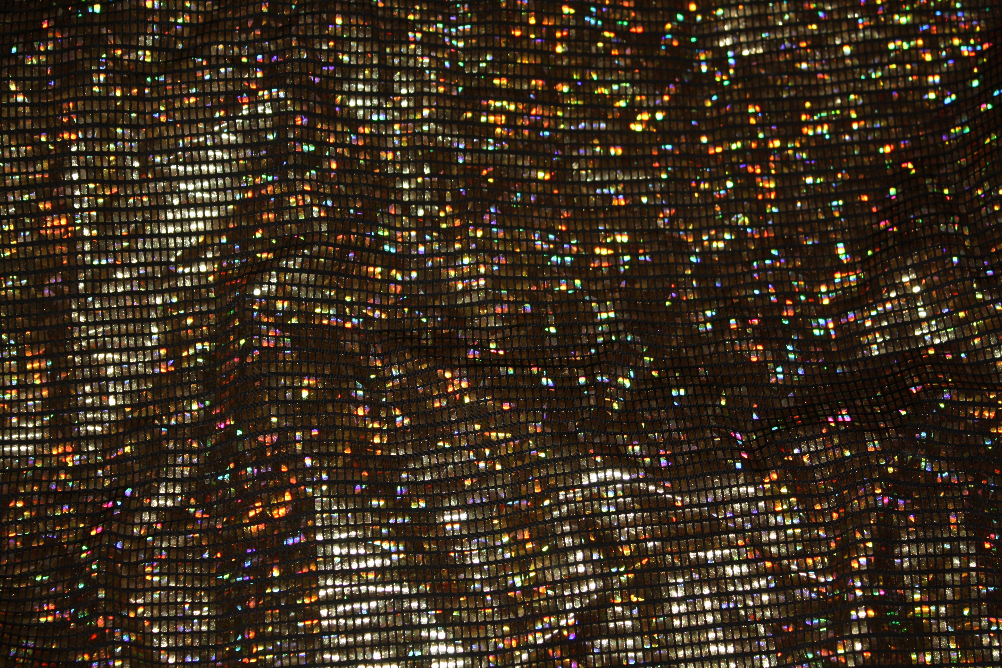 illuminated, low angle view, multi colored, wall - building feature, beauty in nature, sky, night, holographic, textured, building, stylish, glitter, nature, HD Wallpaper