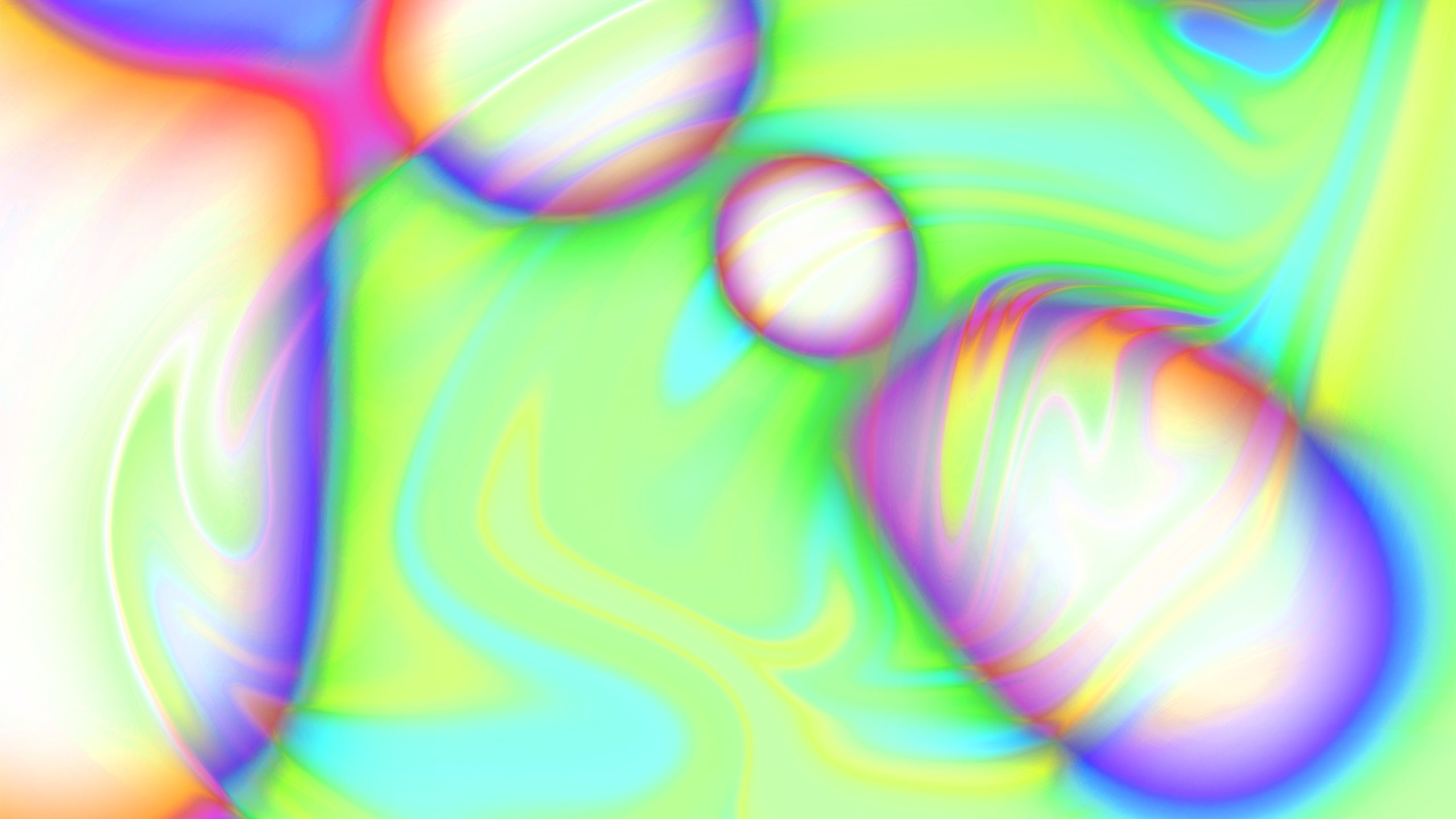 graphic design, colorful, iridescent, Photoshop, gradient, abstract, holographic, 2K, liquid, HD Wallpaper