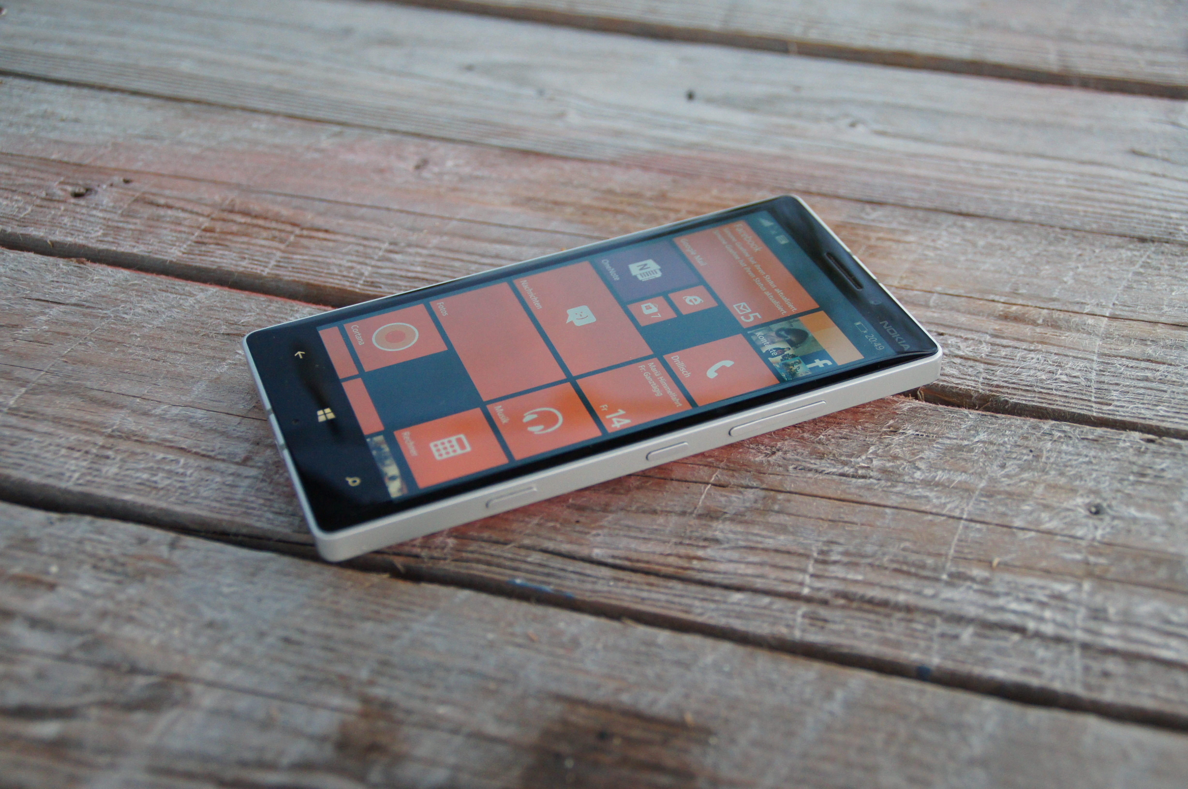 mobile phone, turned, wireless technology, multimedia, wood grain, technology, microsoft, phone, high angle view, surface, lumia, win 7, portable information device, HD Wallpaper