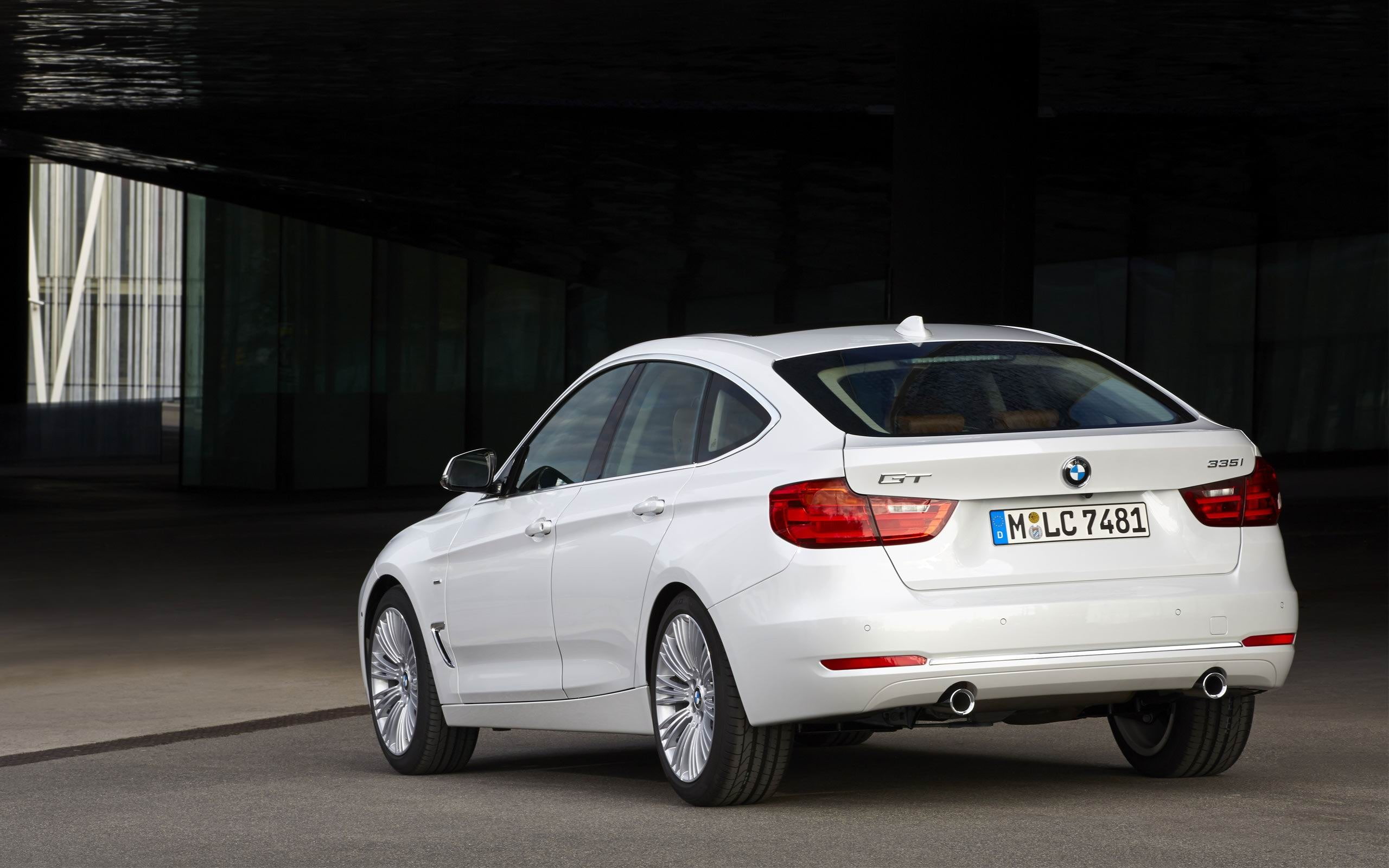 sedan, mode of transportation, stationary, motor vehicle, garage, bmw, 2K, series, gran, white color, modern, retro styled, day, communication, vintage car, HD Wallpaper