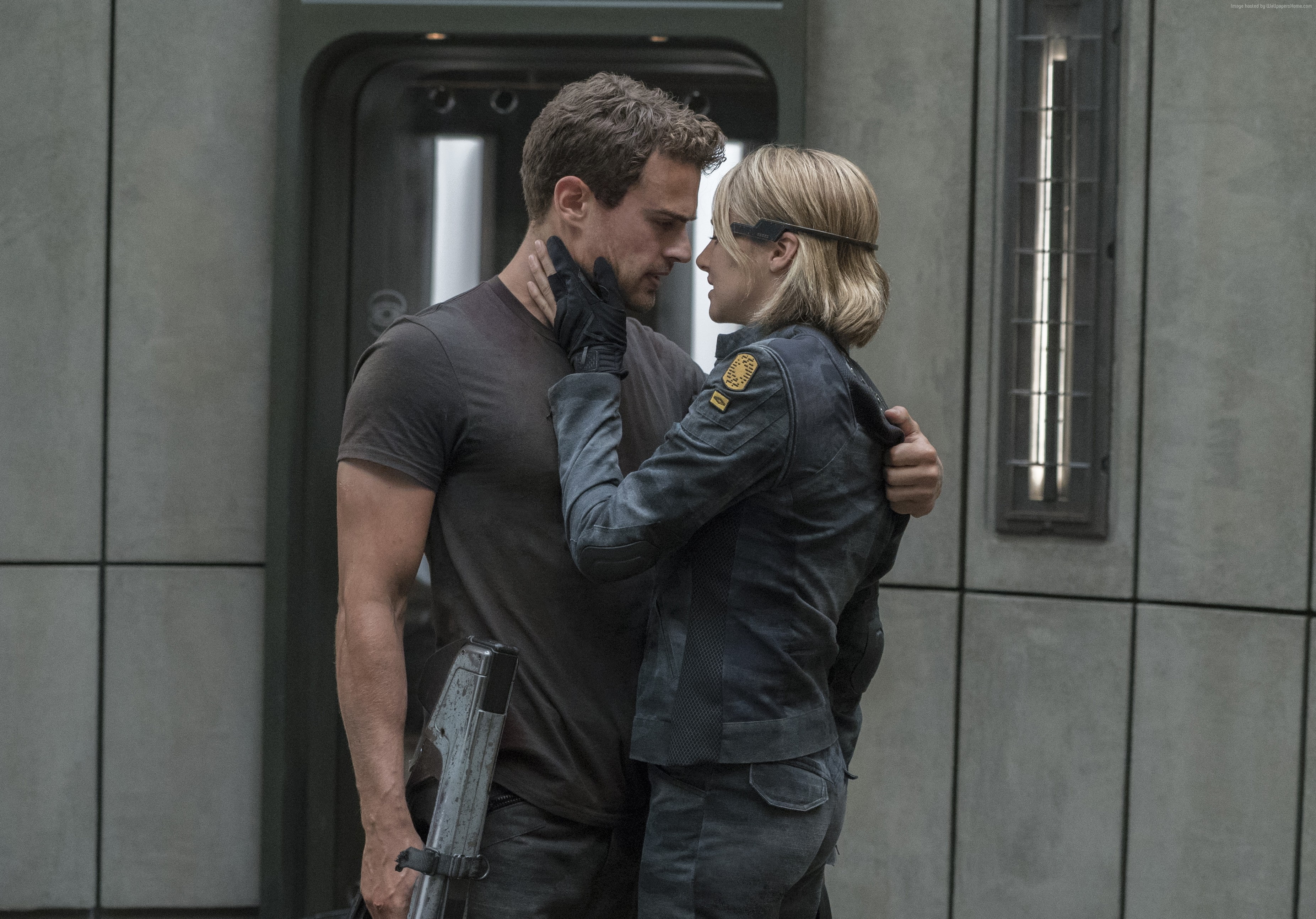 2K, Shailene Woodley, Best movies, The Divergent Series: Allegiant, Theo James, HD Wallpaper