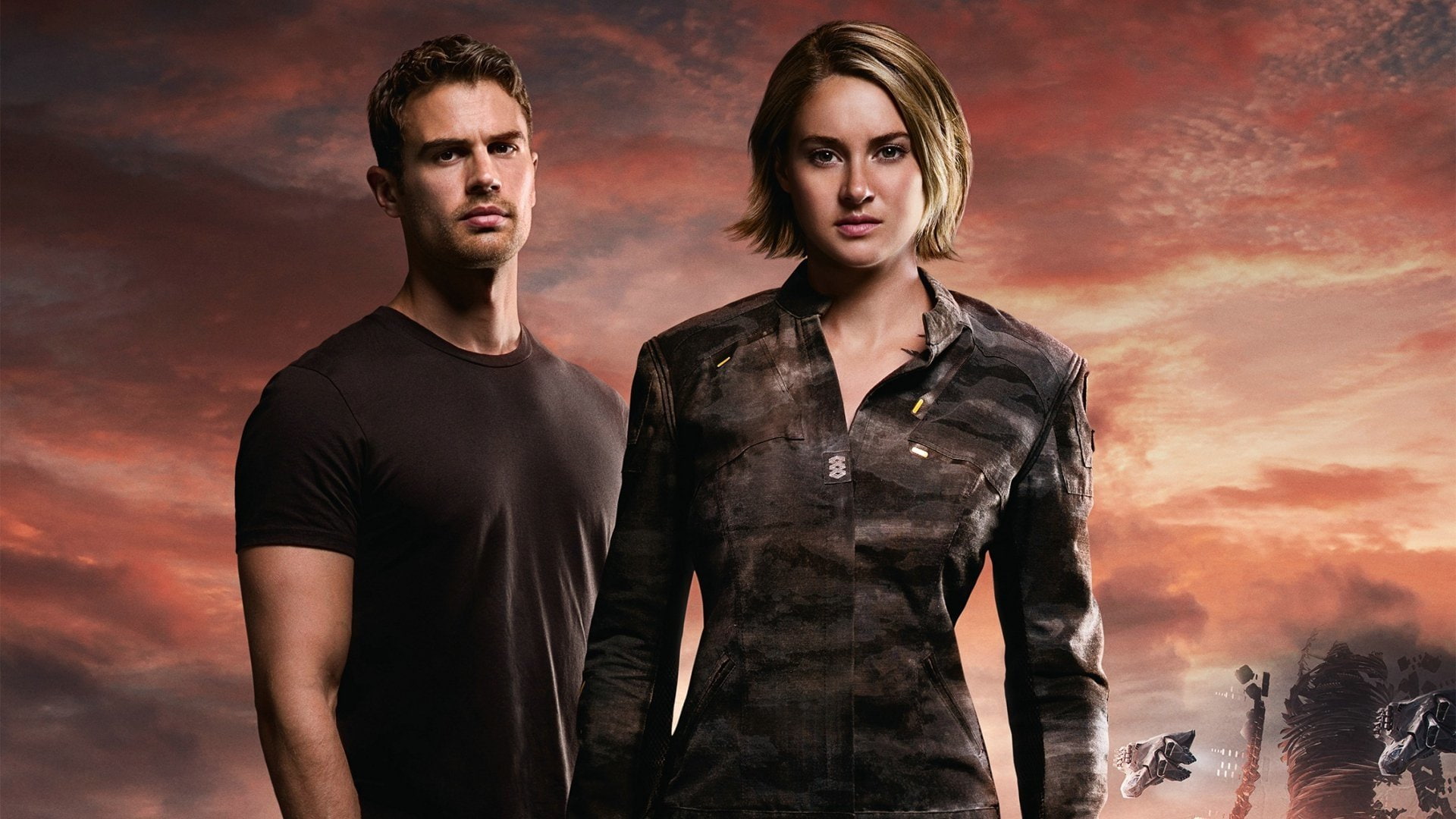 Shailene Woodley, The Divergent Series: Allegiant, Theo James, 1080P, Movie, Tris (The Divergent Series), Four (The Divergent Series), HD Wallpaper