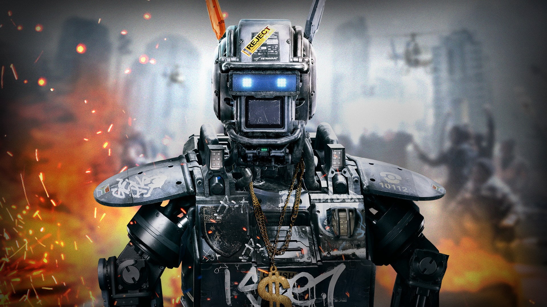 chappie, 1080P, HD Wallpaper