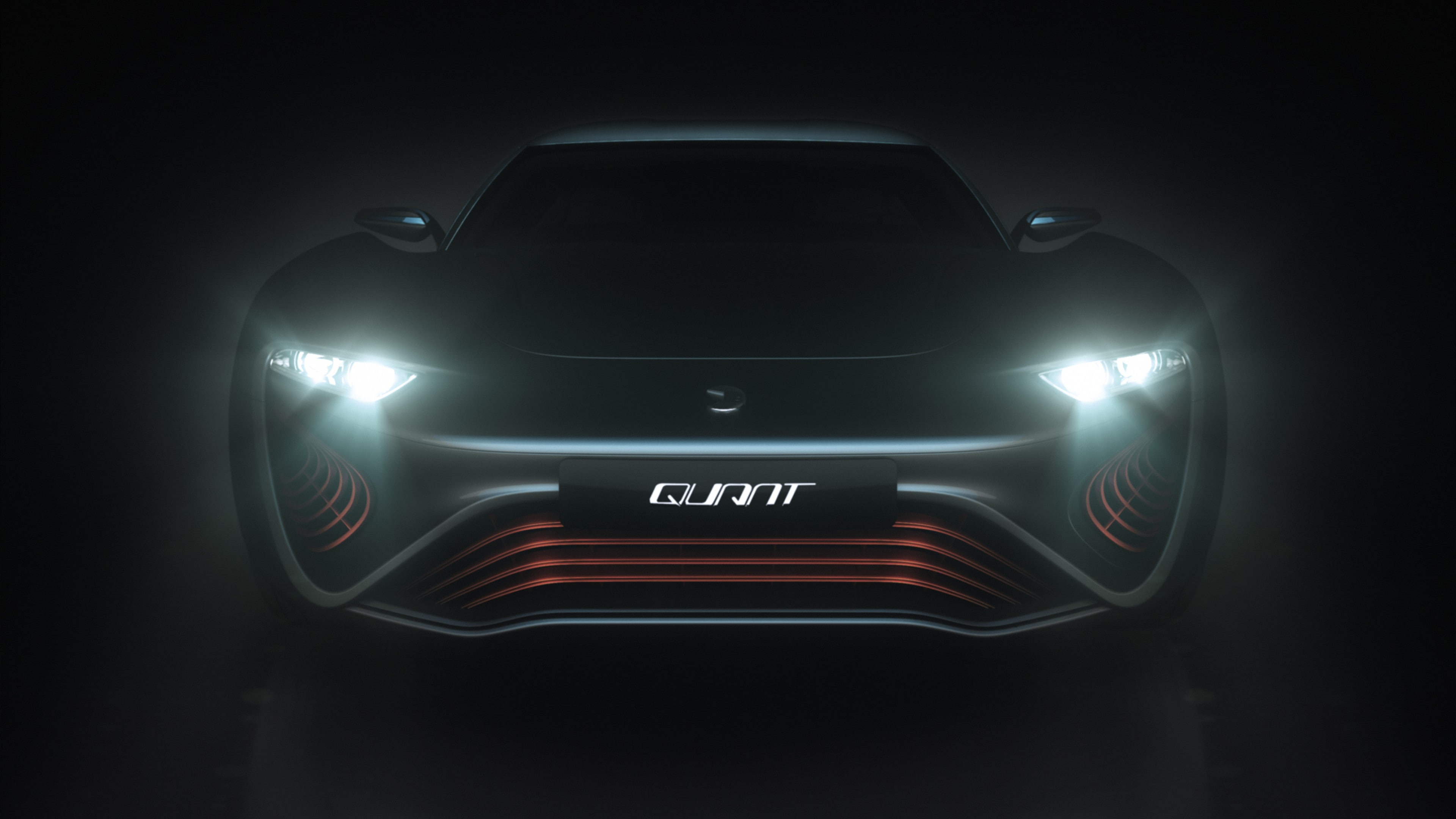qurat, luxury cars, sports car, electric cars, QUANT e-Sportlimousine, concept, 4K, front, Best Electric Cars 2015, car, supercar, black, review, HD Wallpaper