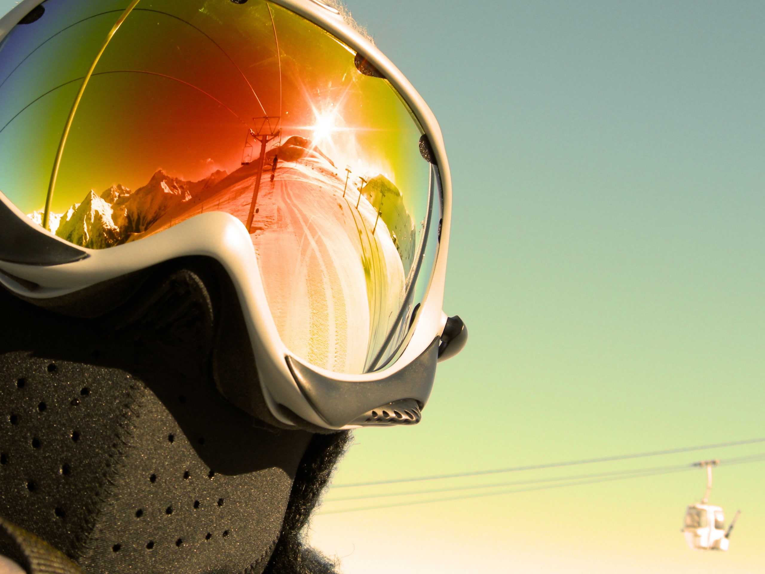 goggles, 2K, winter, snow, HD Wallpaper