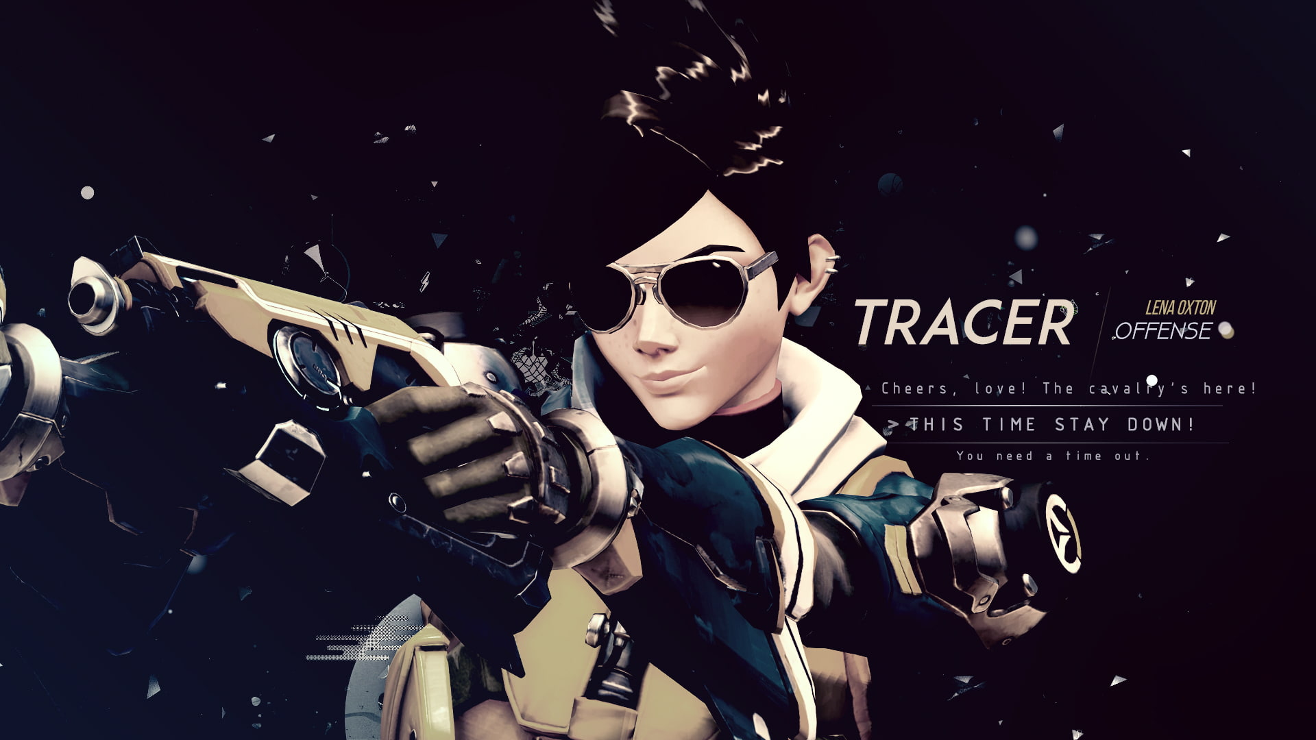 Overwatch, Tracer (Overwatch), Blizzard Entertainment, 1080P, HD Wallpaper