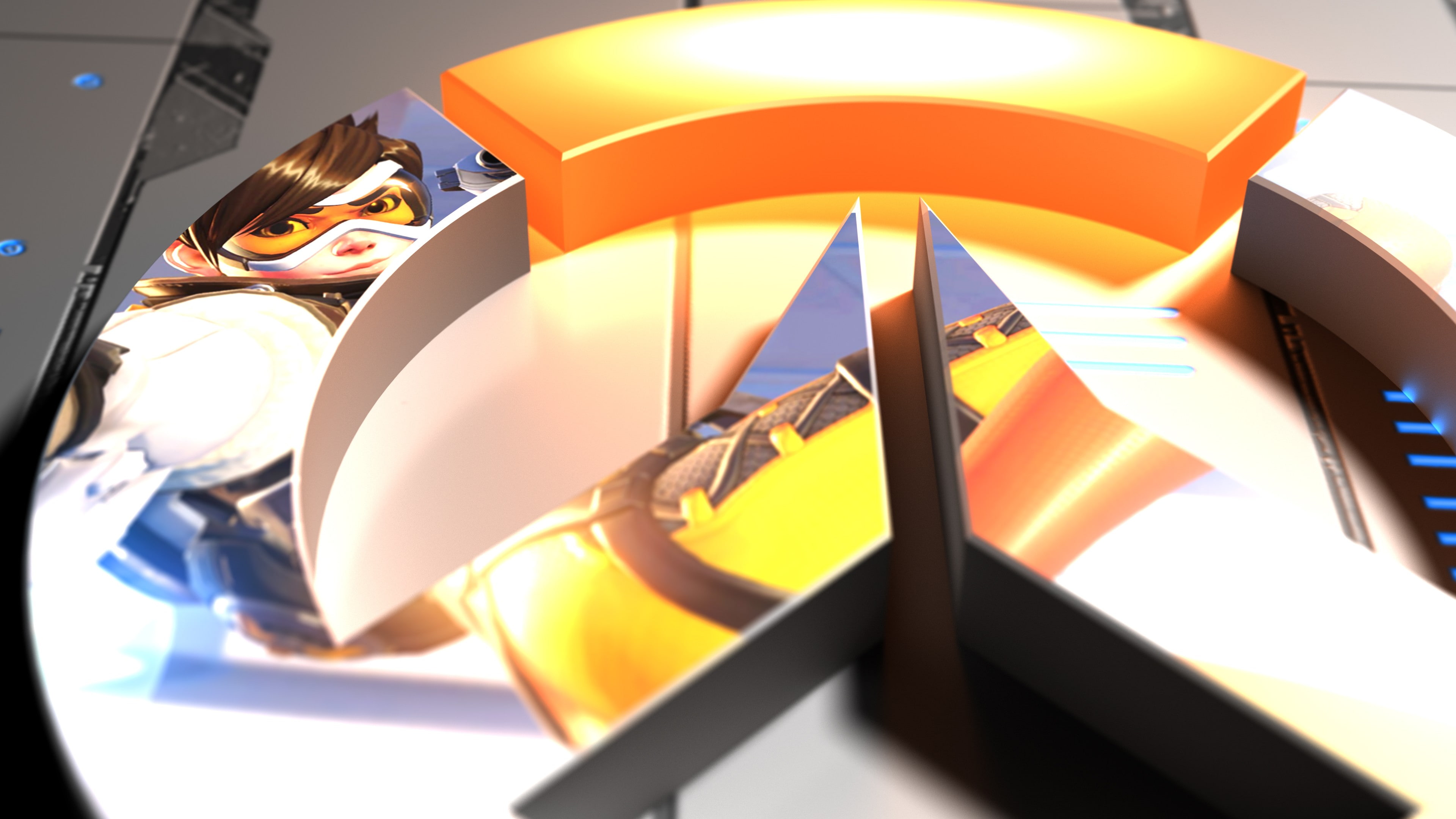 4K, Blizzard Entertainment, Overwatch, Tracer (Overwatch), HD Wallpaper