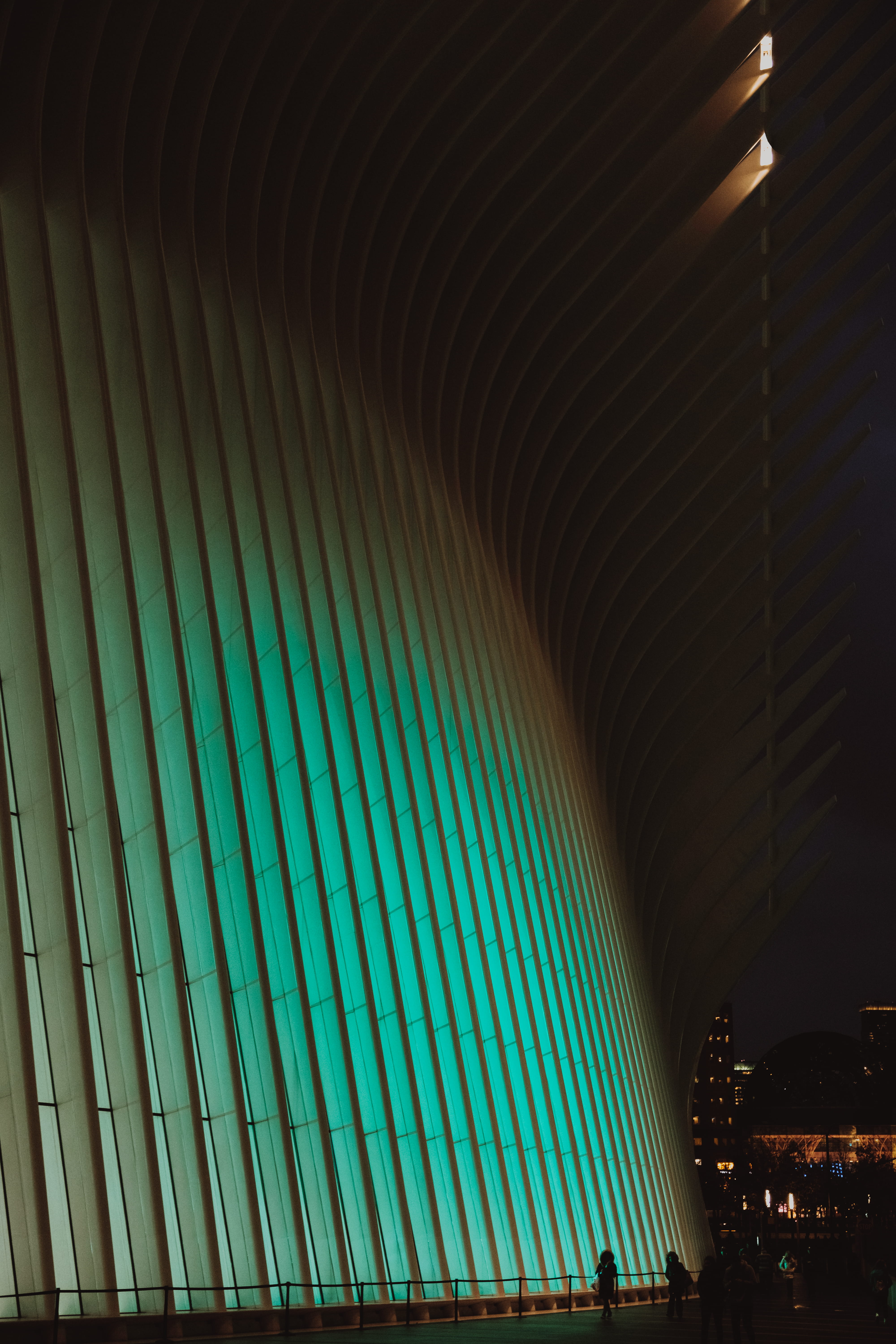 pattern, united states, amazing, electricity, structure, illuminated, indoors, close-up, city, oculus, green, new york city, light, ceiling, architecture, Phone HD Wallpaper
