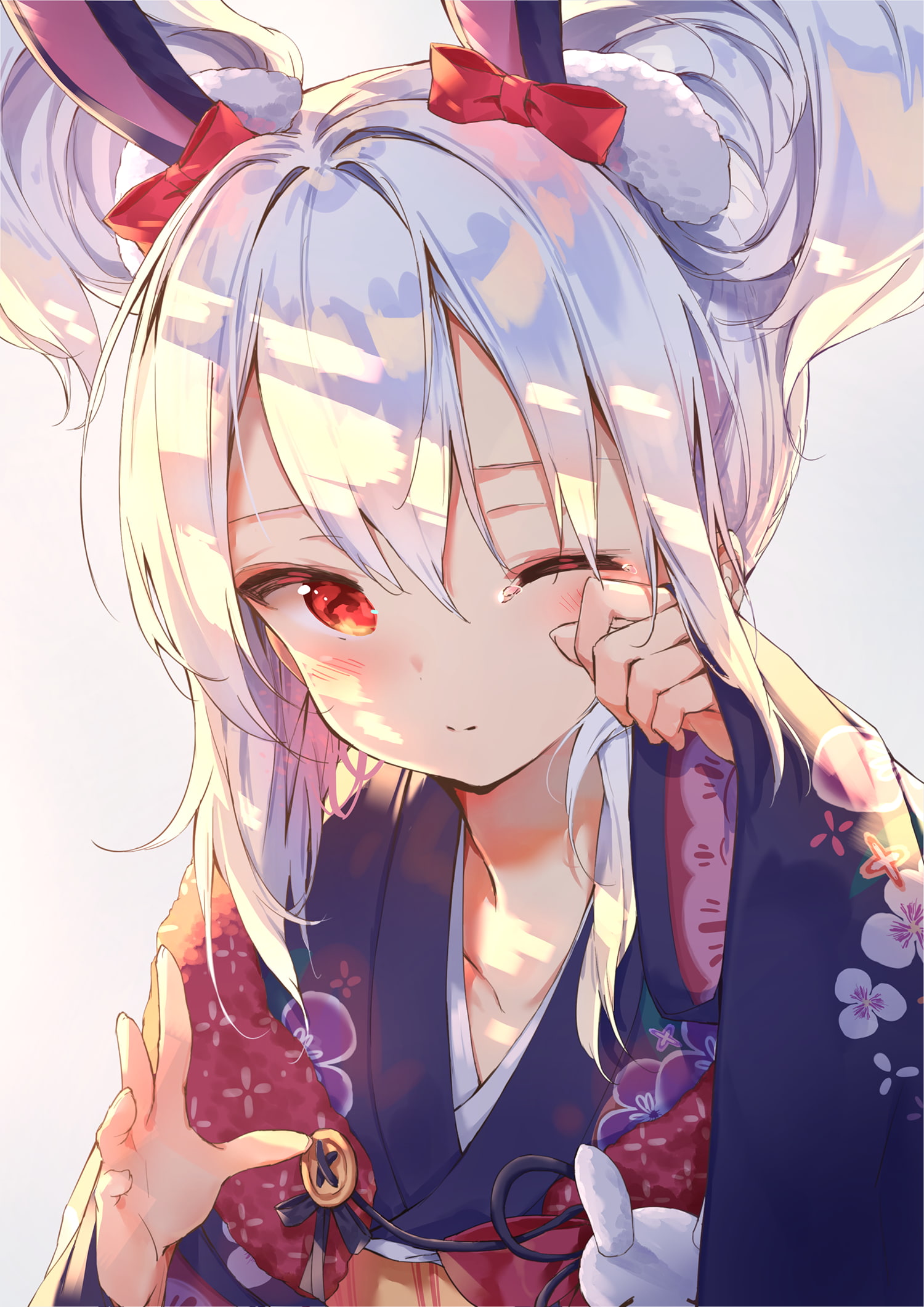 1080P, crying, anime girls, Phone HD Wallpaper