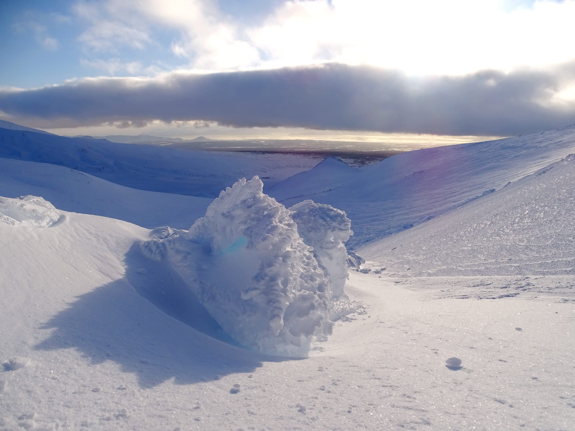 winter, day, frozen, white color, tranquility, cloud - sky, beauty in nature, cold, 1080P, sunset, sky, sastrugi, snowdrifts, snow, environment, leann, HD Wallpaper