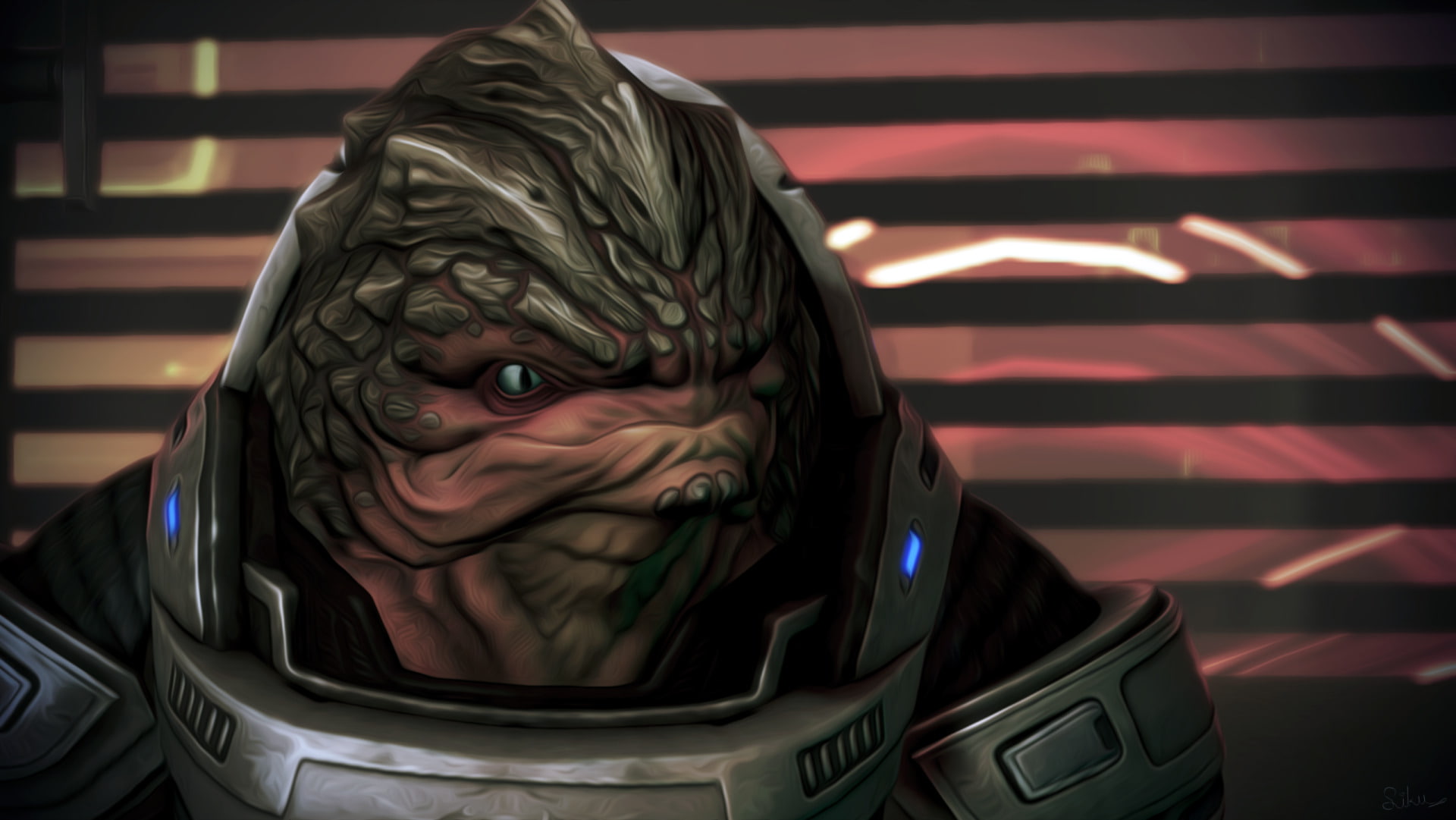 1080P, Mass Effect, Grunt (Mass Effect), HD Wallpaper