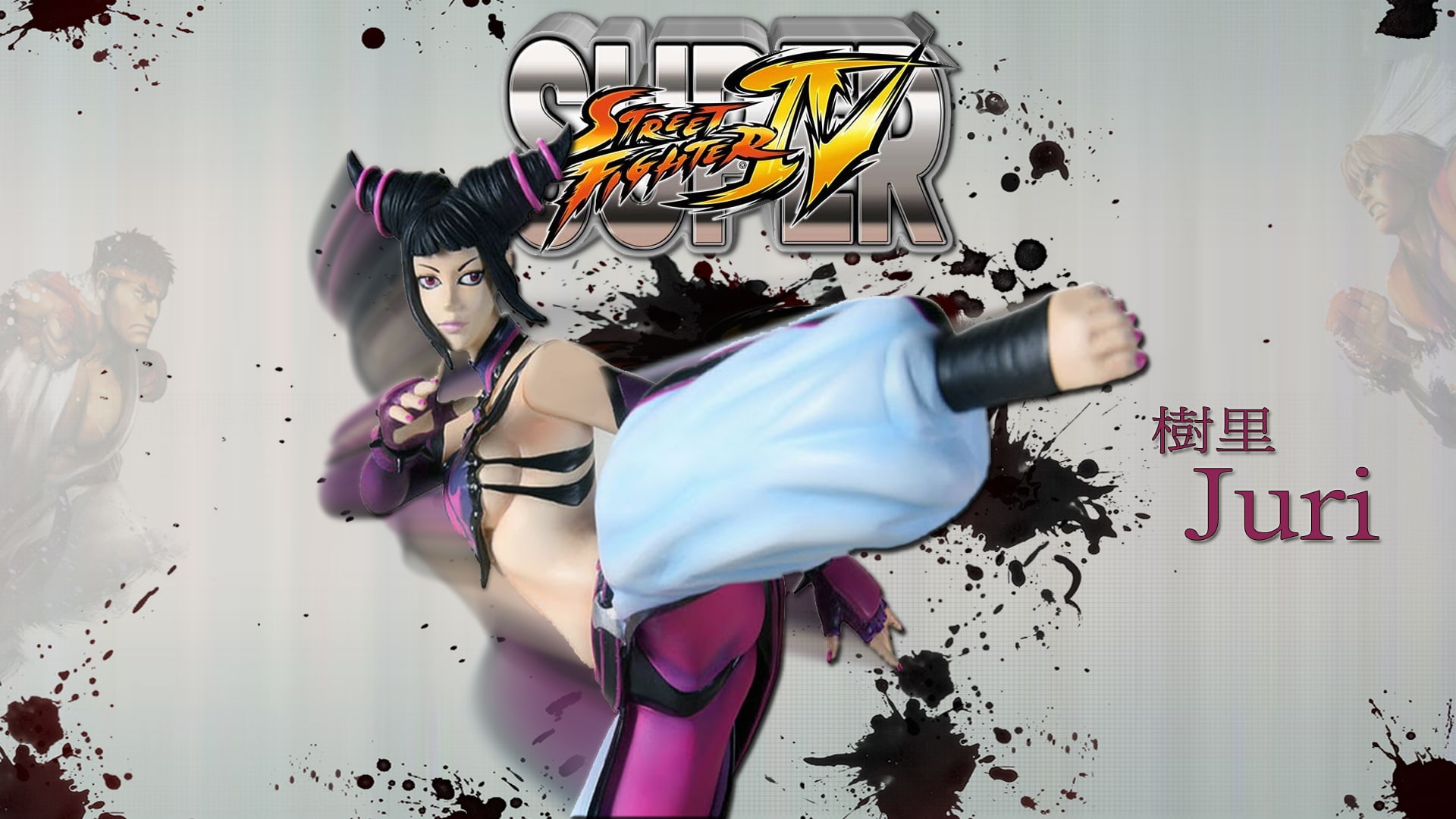 games, super street fighter IV, 1080P, video, Juri, Capcom, street, ssf, art, hd, fighter, Super Street Fighter, ssf4, HD Wallpaper