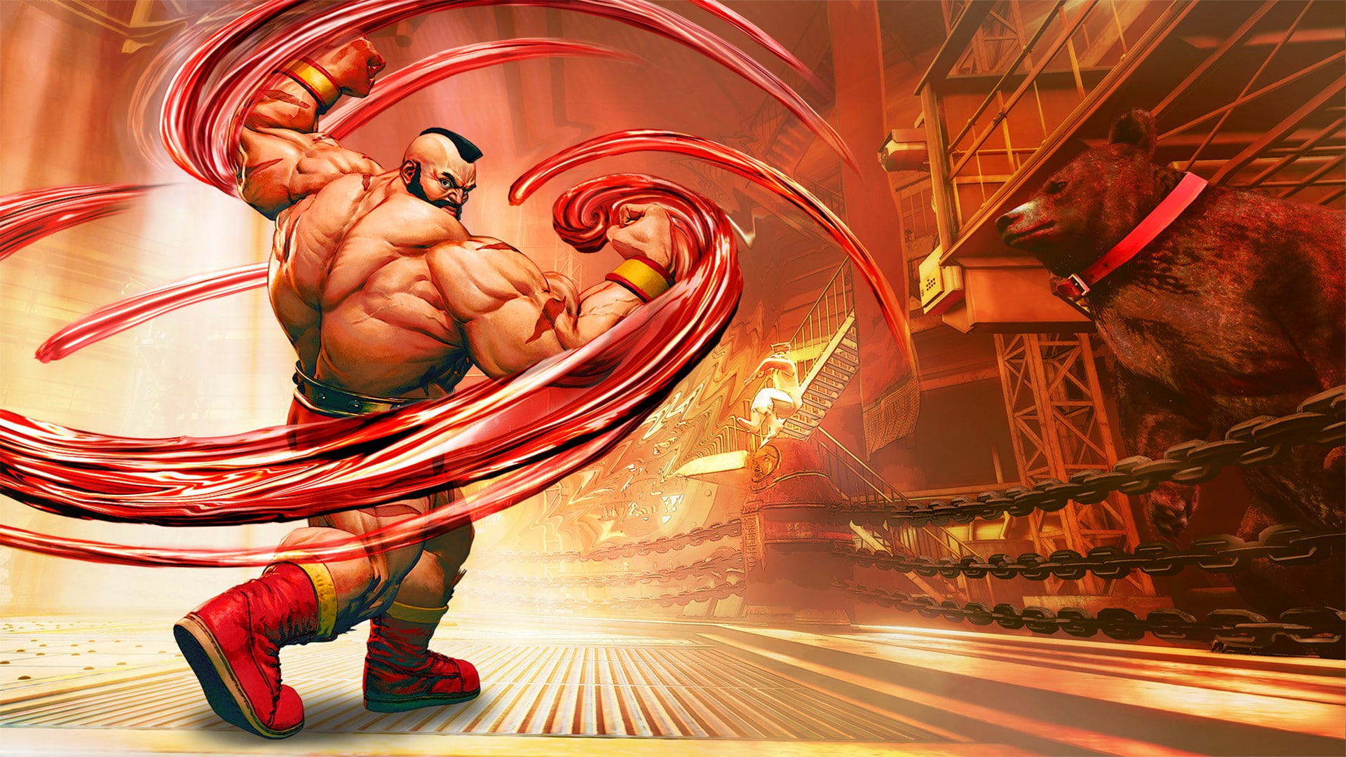 1080P, Zangief(street fighter), red, Street Fighter, HD Wallpaper