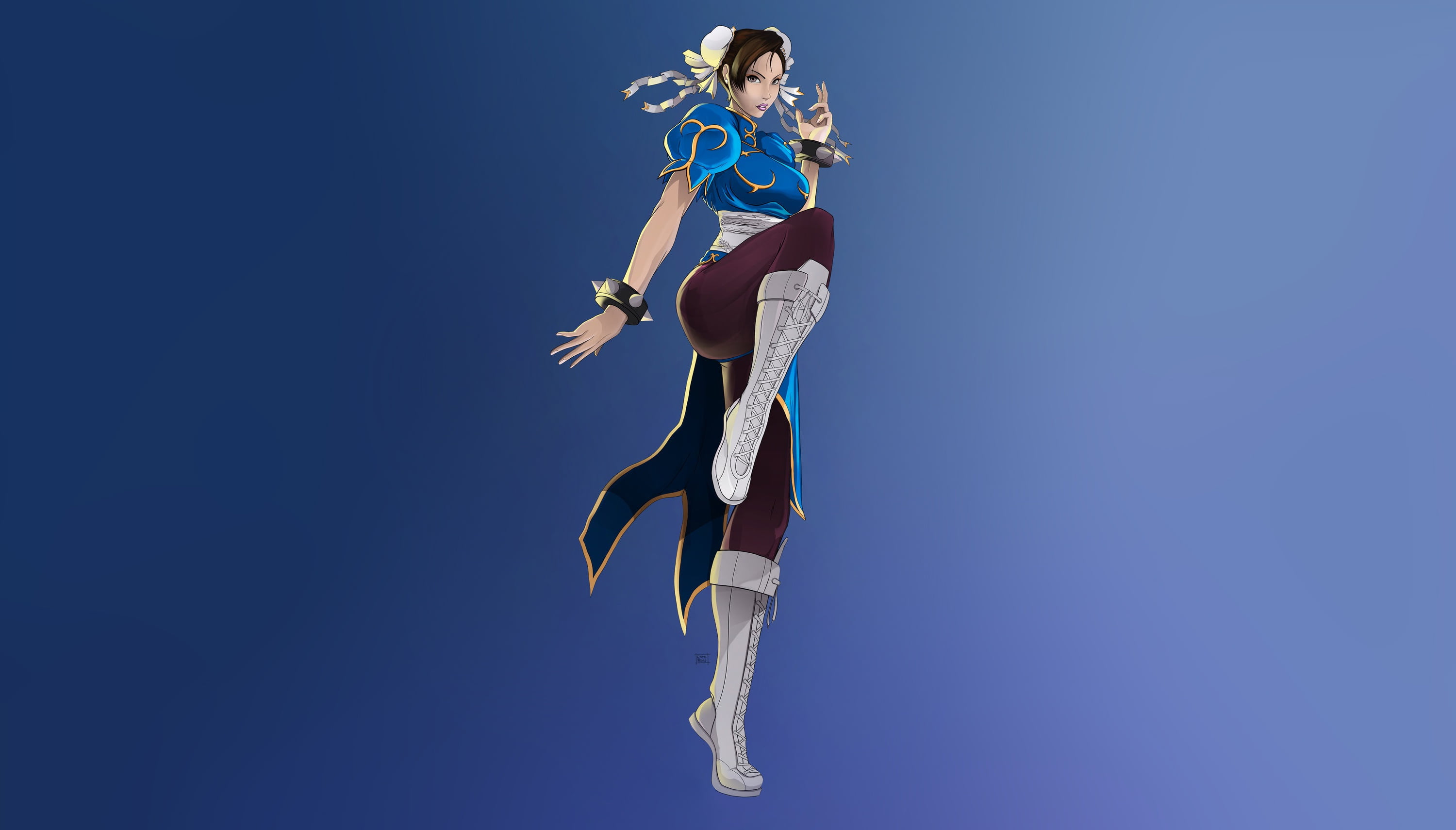 Esteban Barrientos, Chun-Li, 2K, Game, Character, Street Fighter, Girl, HD Wallpaper