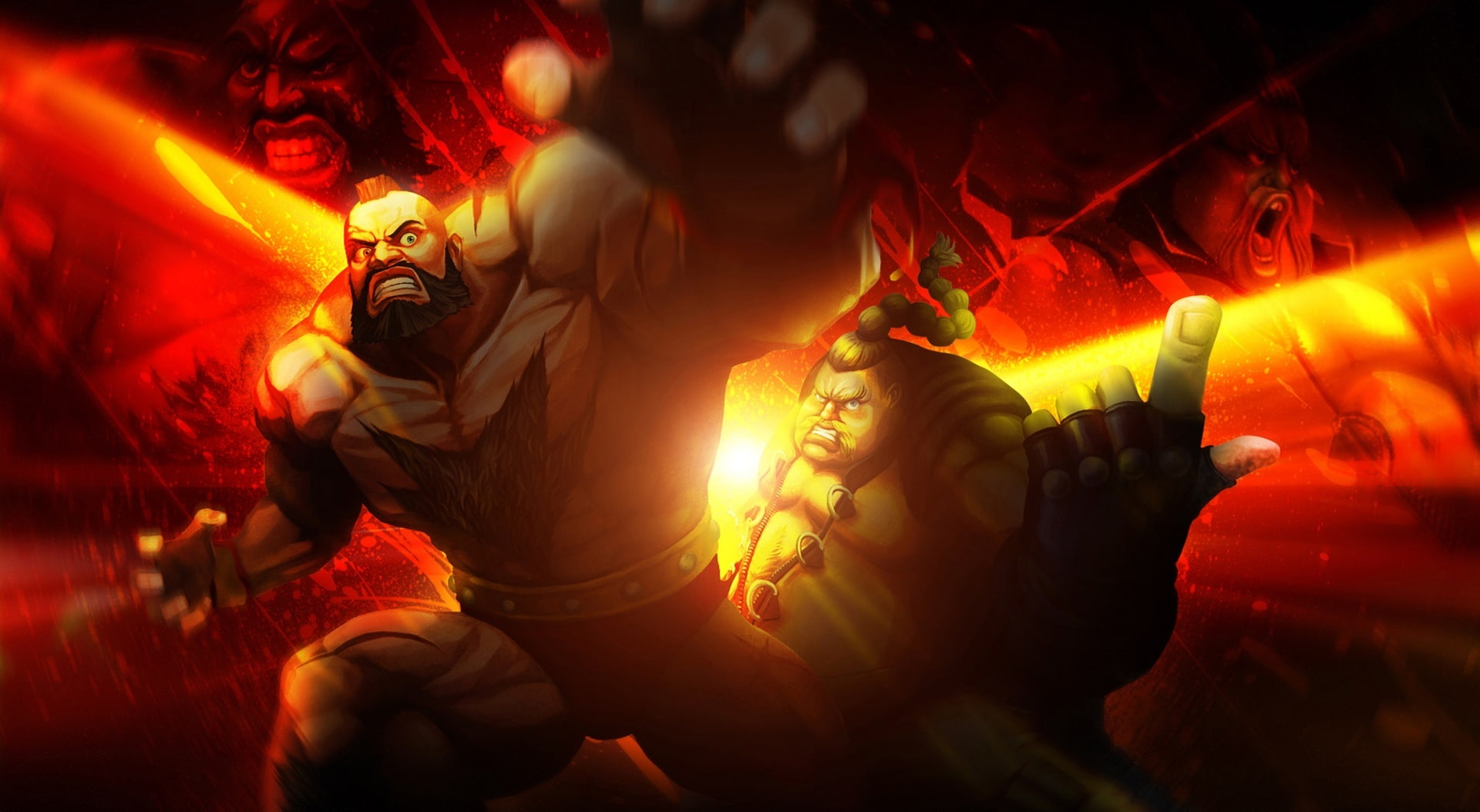medium group of people, illuminated, red, street, fighter, street fighter x tekken, enjoyment, group of people, nightlife, nightclub, 1080P, zangief, arts culture and entertainment, HD Wallpaper