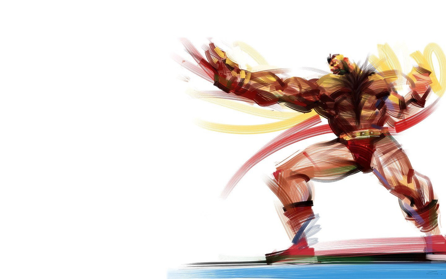 fighter, artwork, 720P, street, zangief, HD Wallpaper