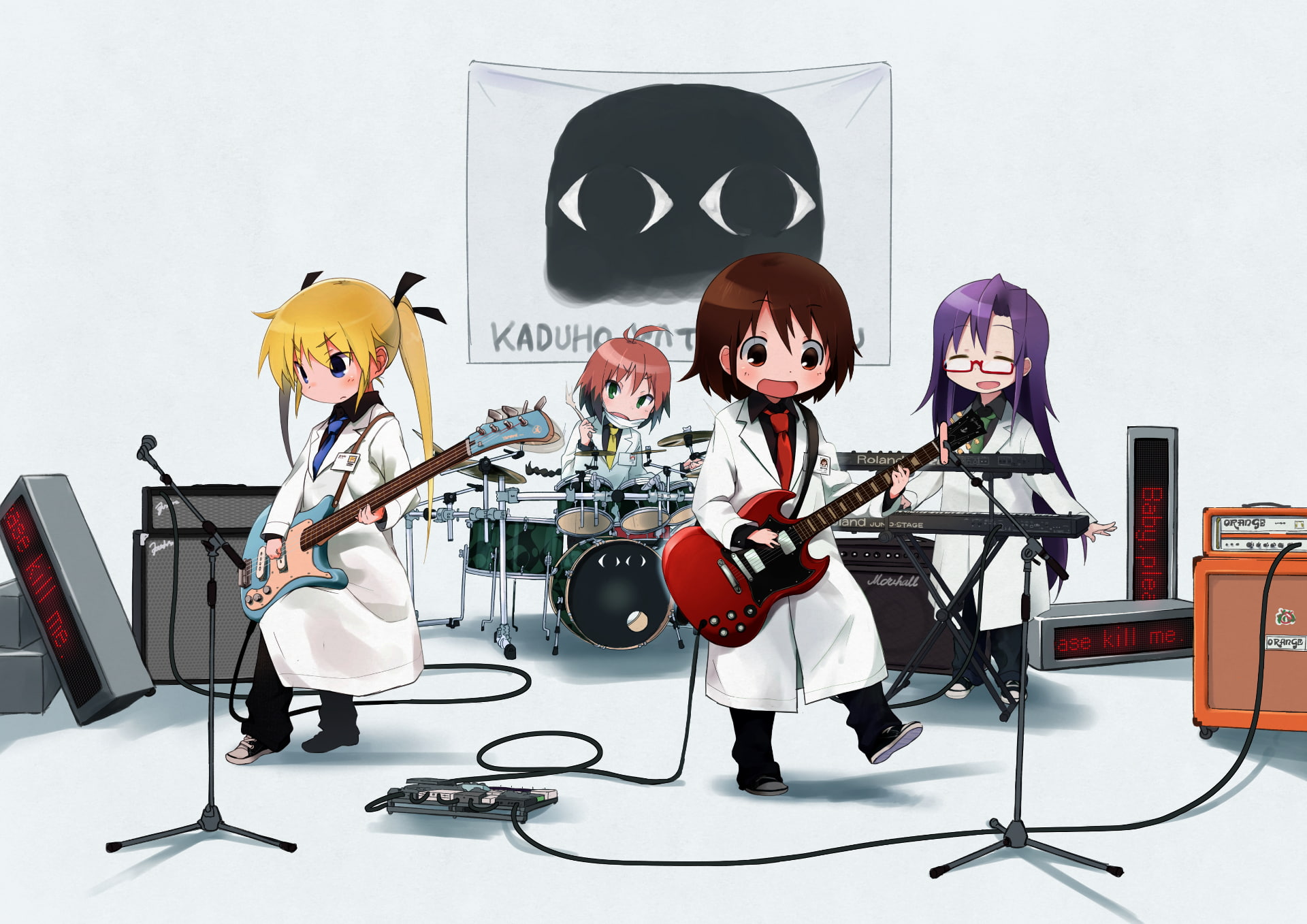 Anime, 1080P, Yasuna Oribe, Sonya (Kill Me Baby), Kill Me Baby, Agiri Goshiki, HD Wallpaper