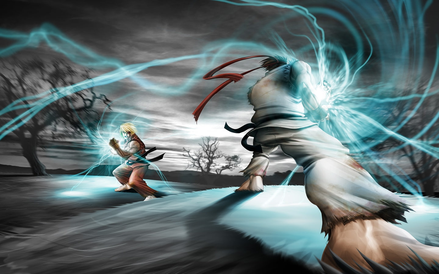 x, street, ken, video, 720P, hd, Ryu, games, masters, fighter, art, street fighter, HD Wallpaper
