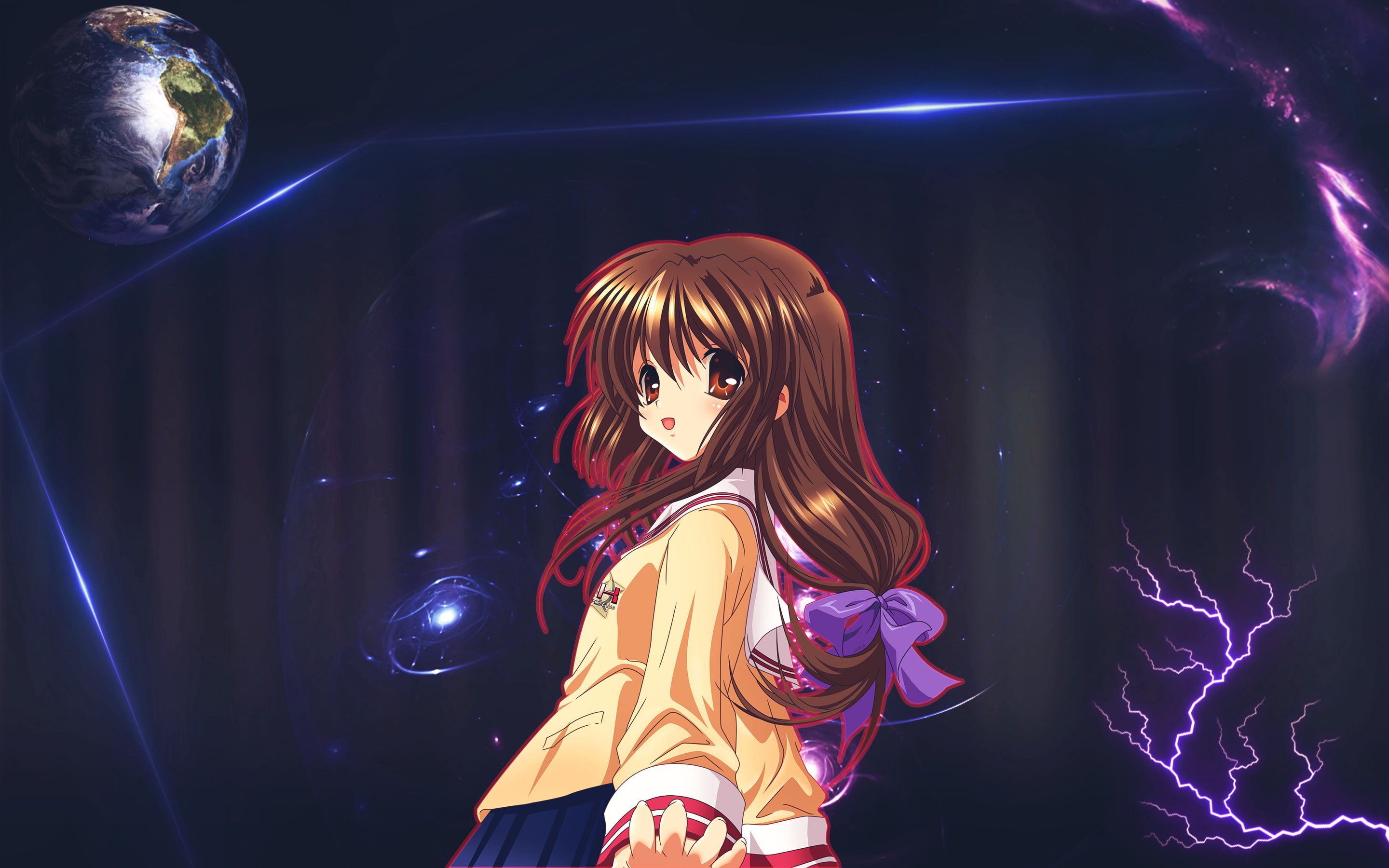 2K, anime, Clannad, Ibuki Fuko, HD Wallpaper
