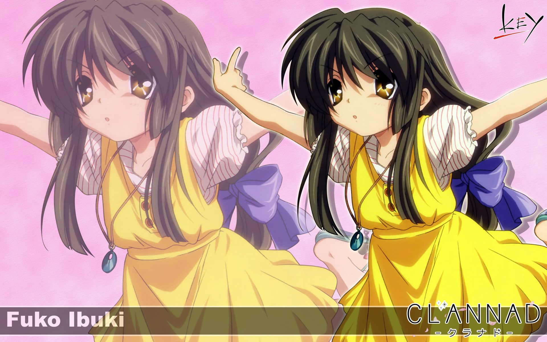 hairstyle, Clannad, disguise, Ibuki Fuko, mask - disguise, anime girls, mask, costume, innocence, childhood, lifestyles, hair, leisure activity, purple, HD Wallpaper