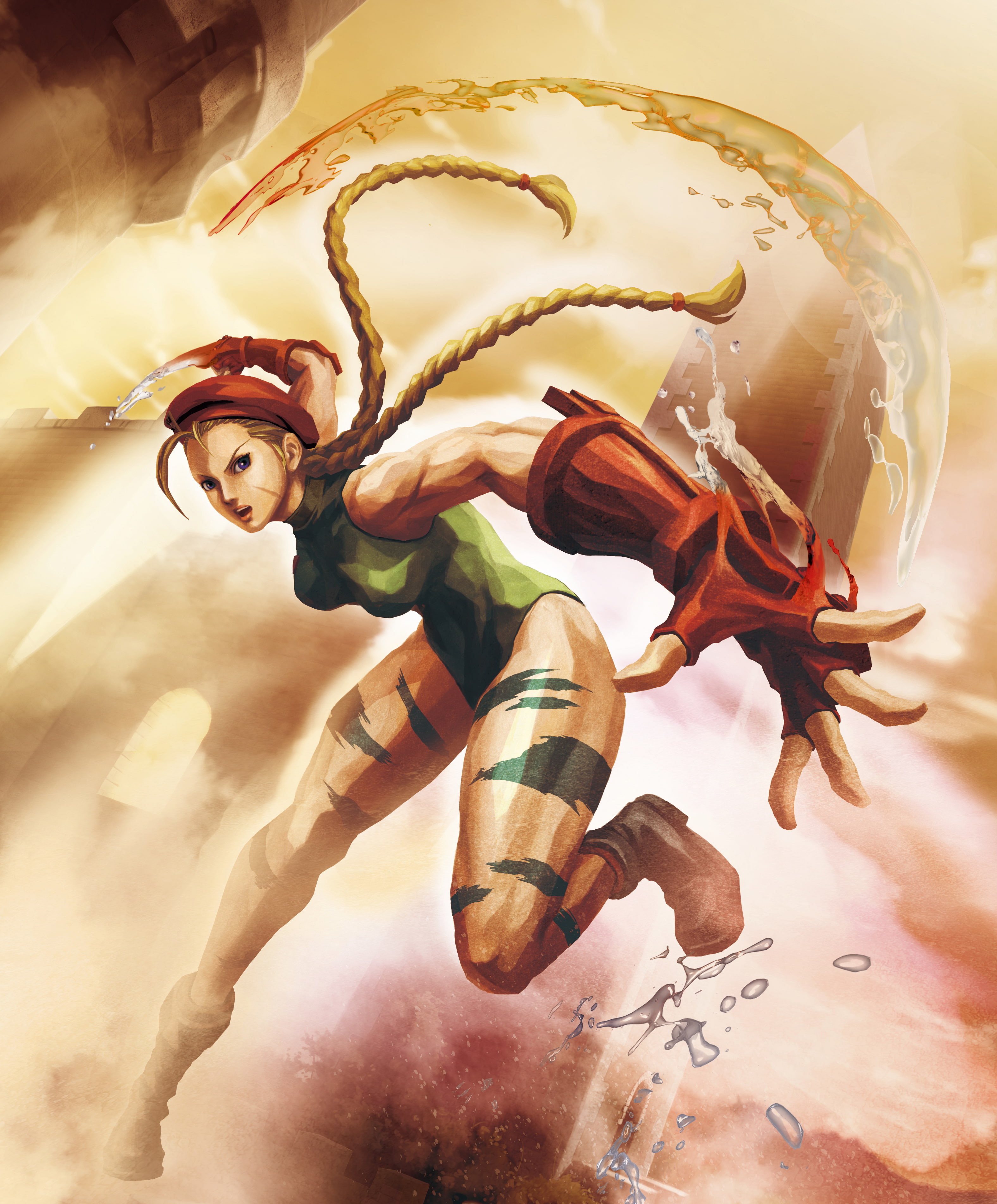 fighter, Street Fighter X Tekken, 2K, illustration, street, Cammy, Phone HD Wallpaper