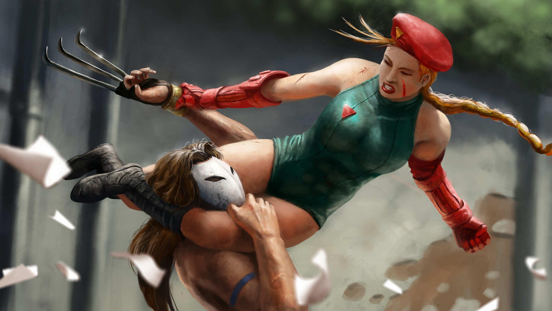 Vega, 1080P, Street Fighter, Cammy, HD Wallpaper